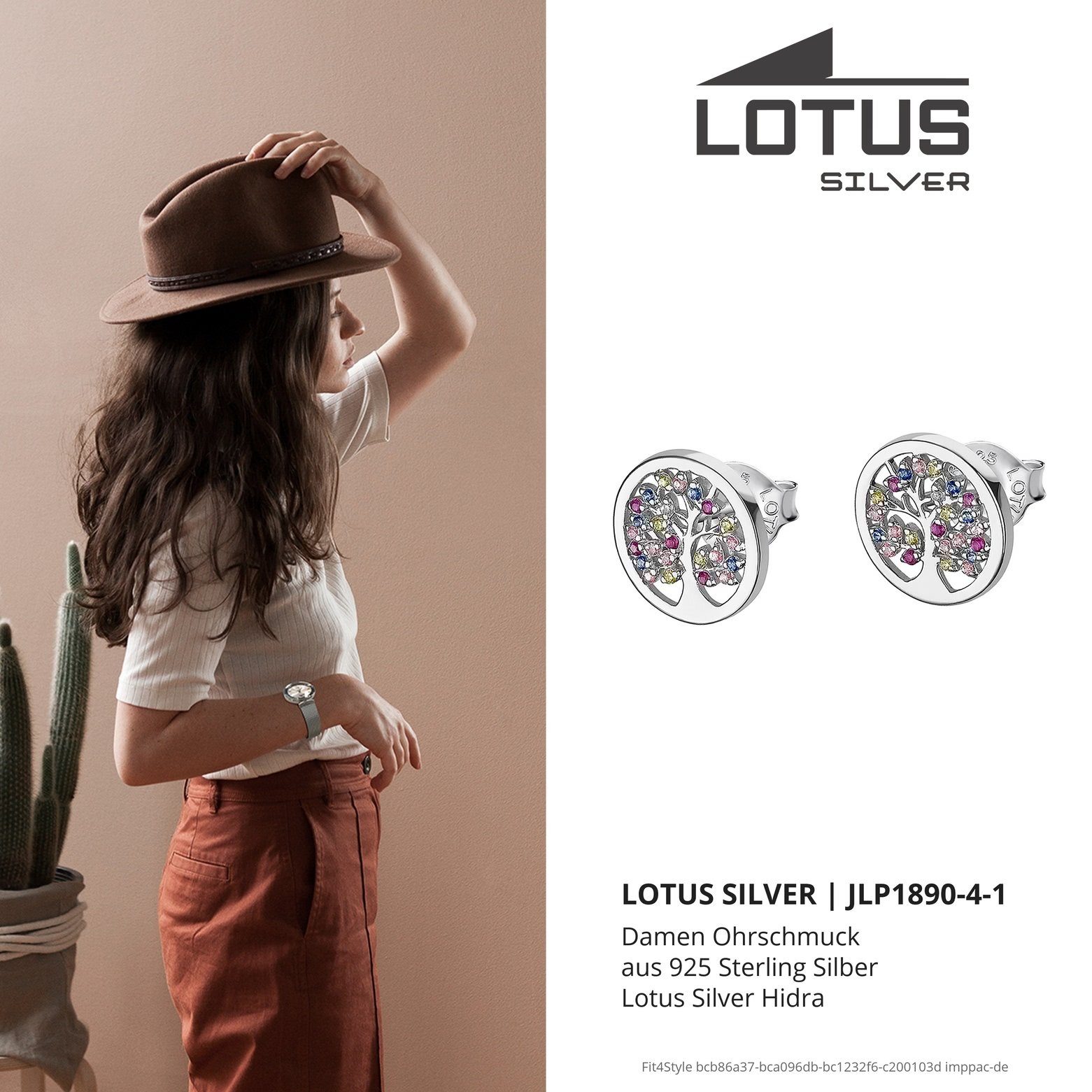 LOTUS SILVER Paar Ohrstecker Lotus Silver günstig online kaufen