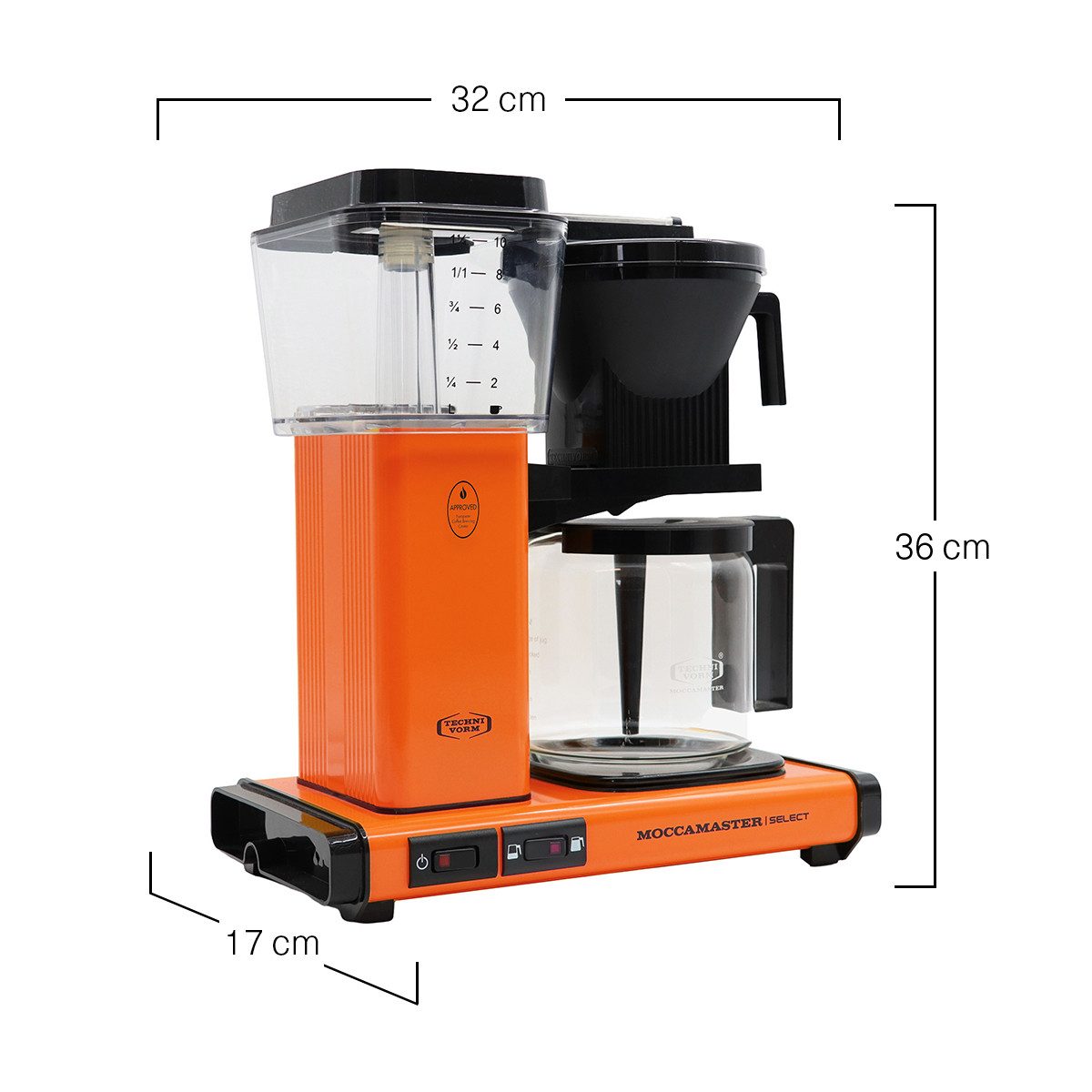 Moccamaster Filterkaffeemaschine, 1.25l Kaffeekanne