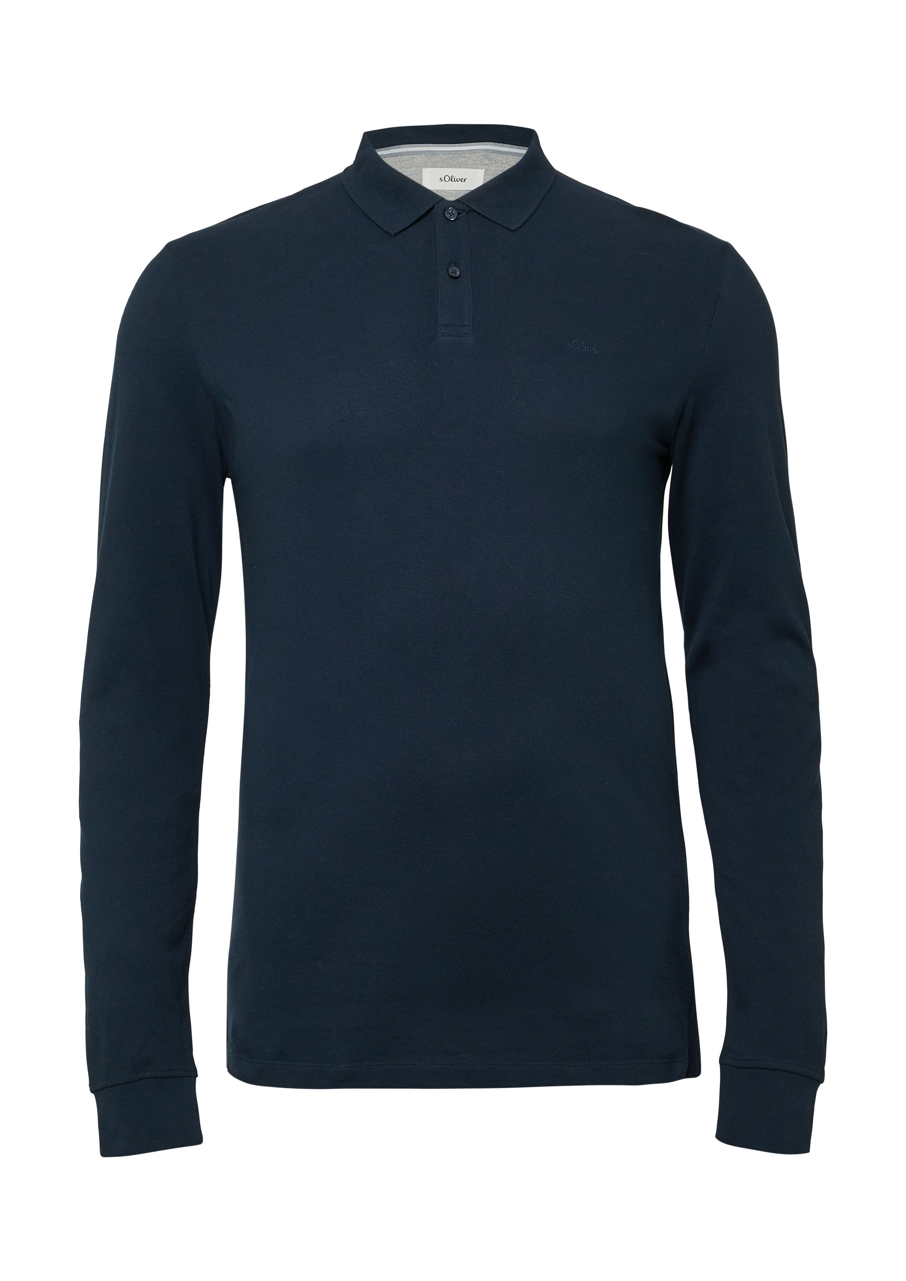 Langarm-Poloshirt