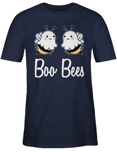 Shirtracer T-Shirt »Boo Bees - weiß - Halloween Kostüm Outfit - Herren Premium T-Shirt« ideen für halloween kostüme - t-shirt herren lustige motive - biene