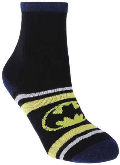 Sarcia.eu Haussocken Schwarz-dunkelblaue Socken Batman DC Comics 26.5/30.5 EU