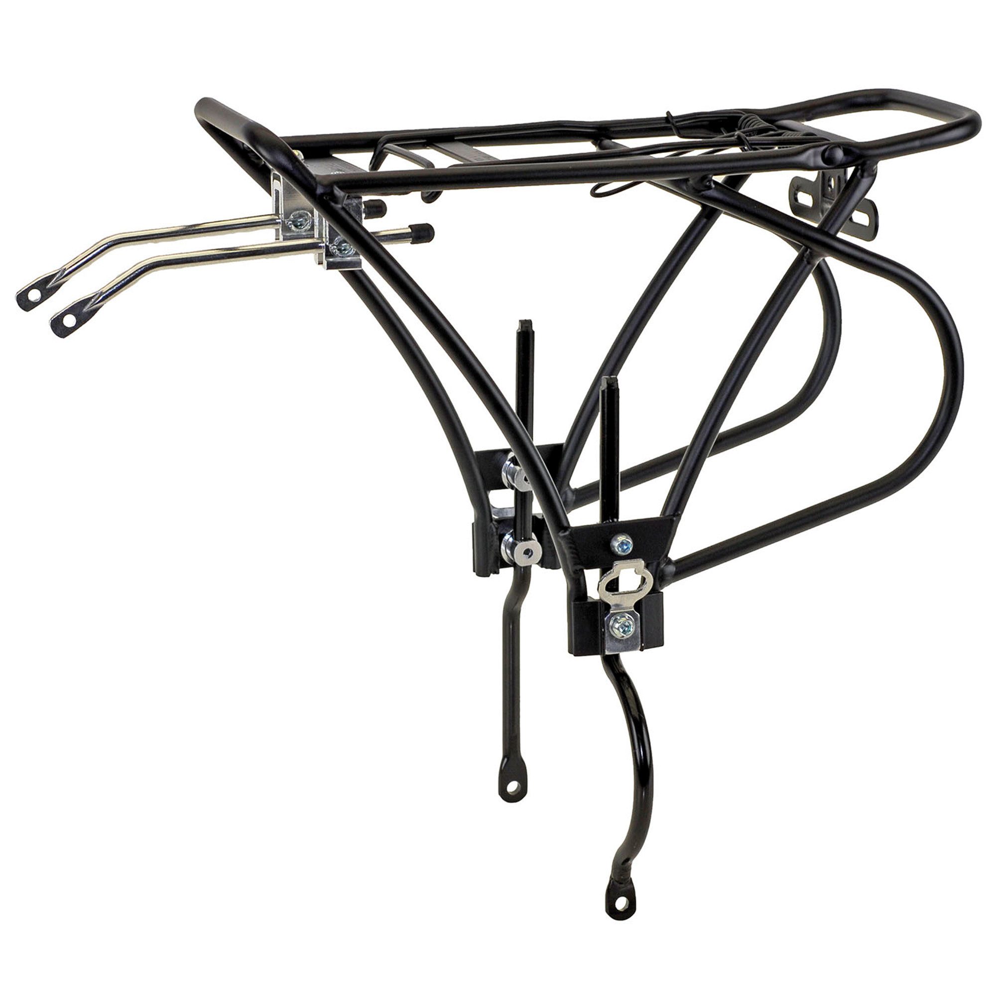 Messingschlager Fahrrad-Gepäckträger O-Stand Disc (3-St), Gepäckträger Heckgepäcktäger 24 - 29 Zoll universal Fahrrad Heckträger