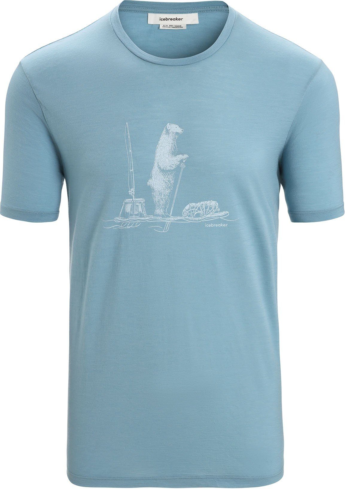Lite T-Shirt Paddle SS Icebreaker Tech Tee blue Polar astral II