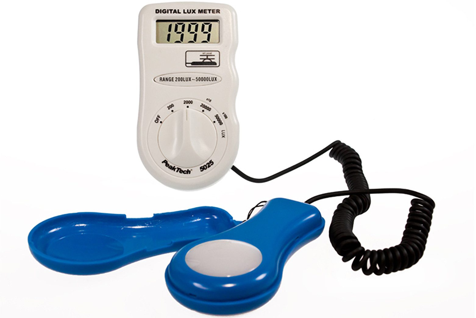 PeakTech Klimamesser Digital-Lux- externem Sensor LCD Anzeige