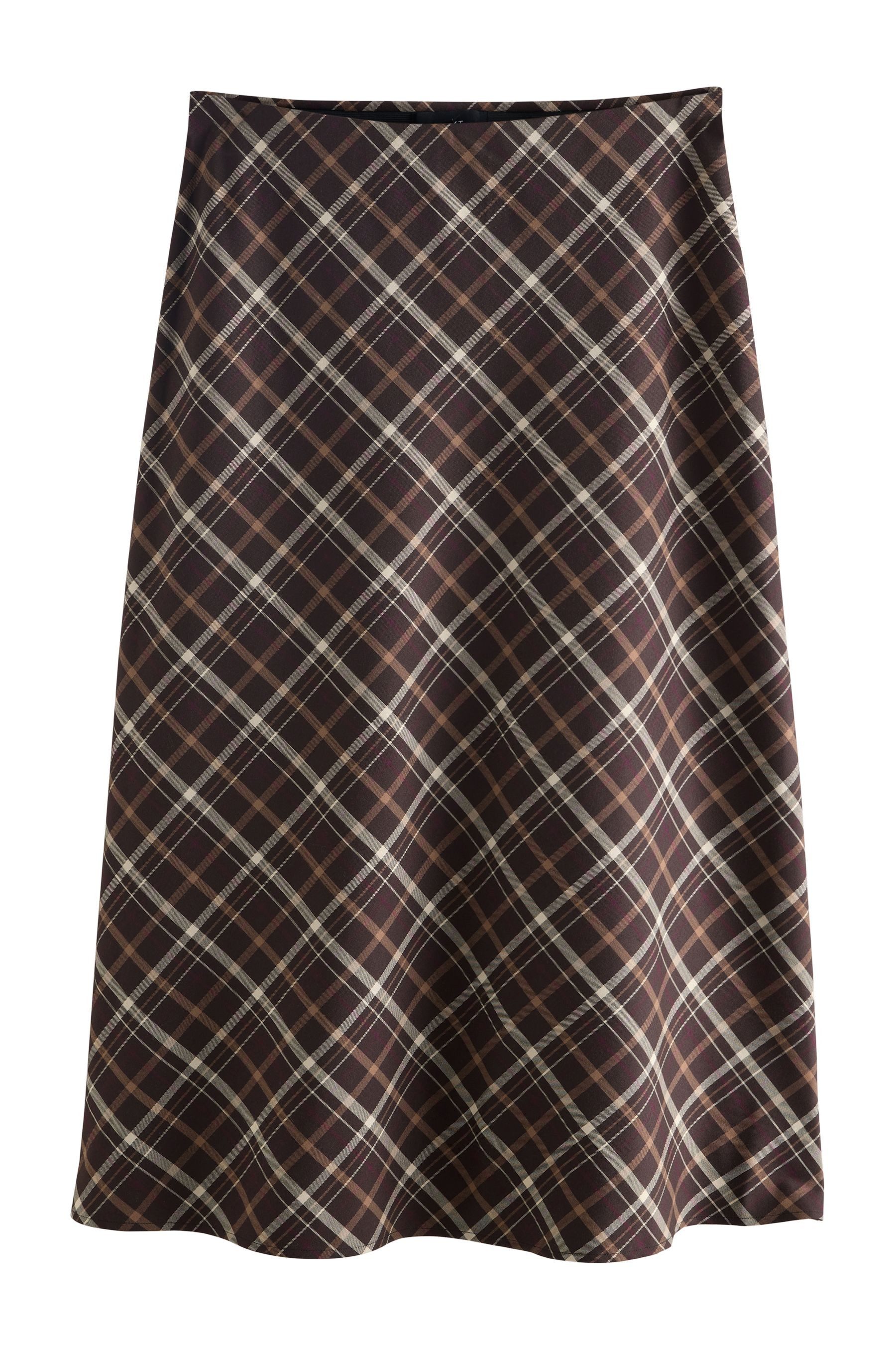 Next Midirock Midi-Schlupfrock mit Karomuster (1-tlg) günstig online kaufen