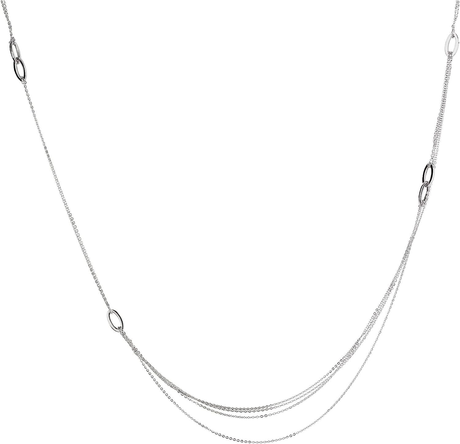 Ernstes Design Collier Spiegelankerkette Edelstahl poliert, ca. 1,5 mm, ohne Verschluß