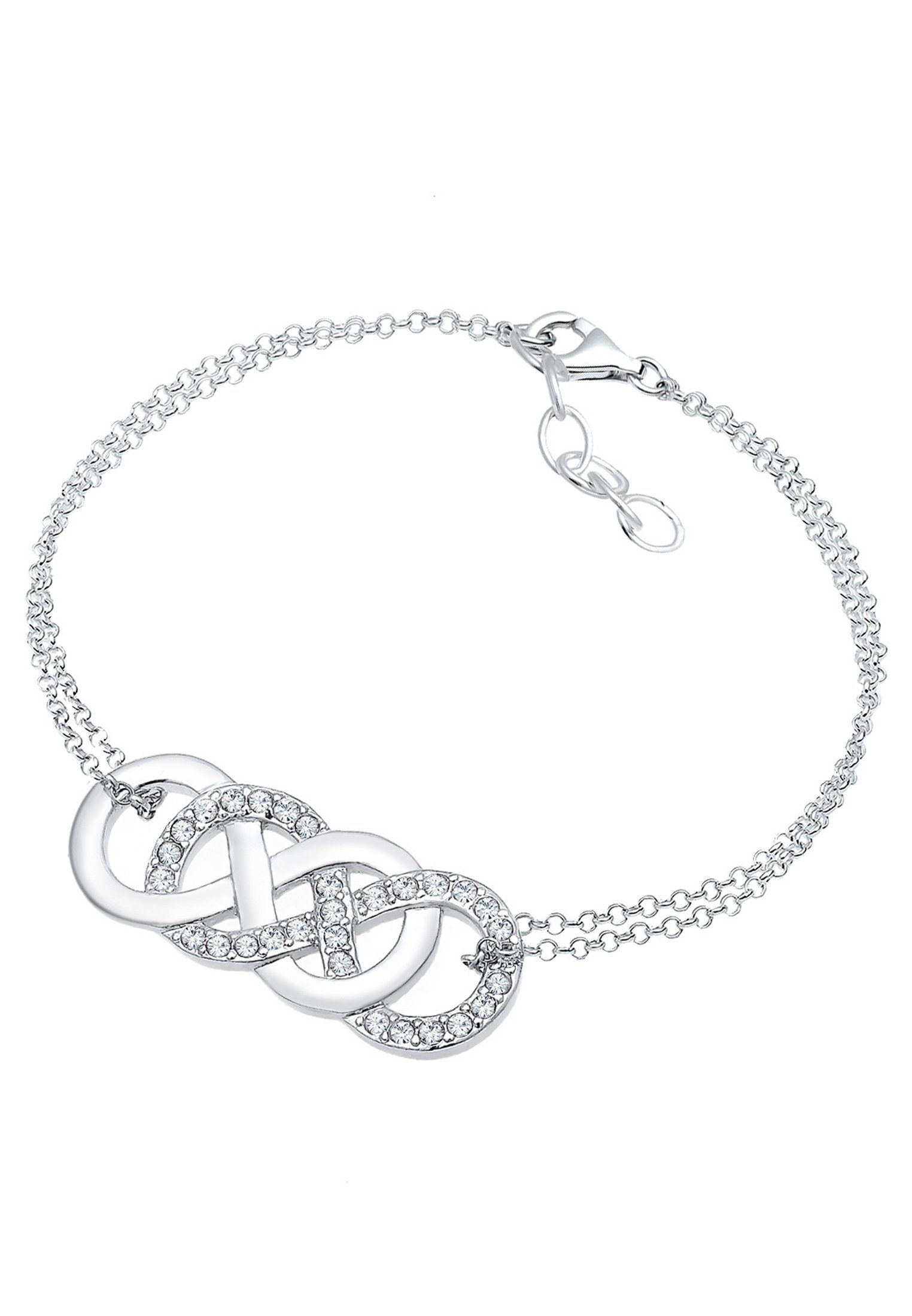 Elli Armband Infinity Kristalle Silber 925 Liebe