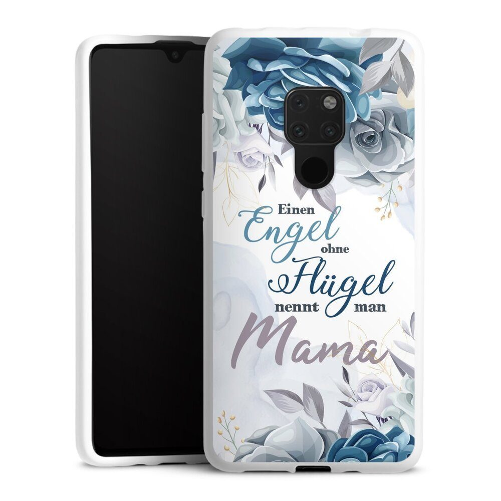 DeinDesign Handyhülle Muttertag Mama Blumen Engel Mama Blumen, Huawei Mate 20 Silikon Hülle Bumper Case Handy Schutzhülle