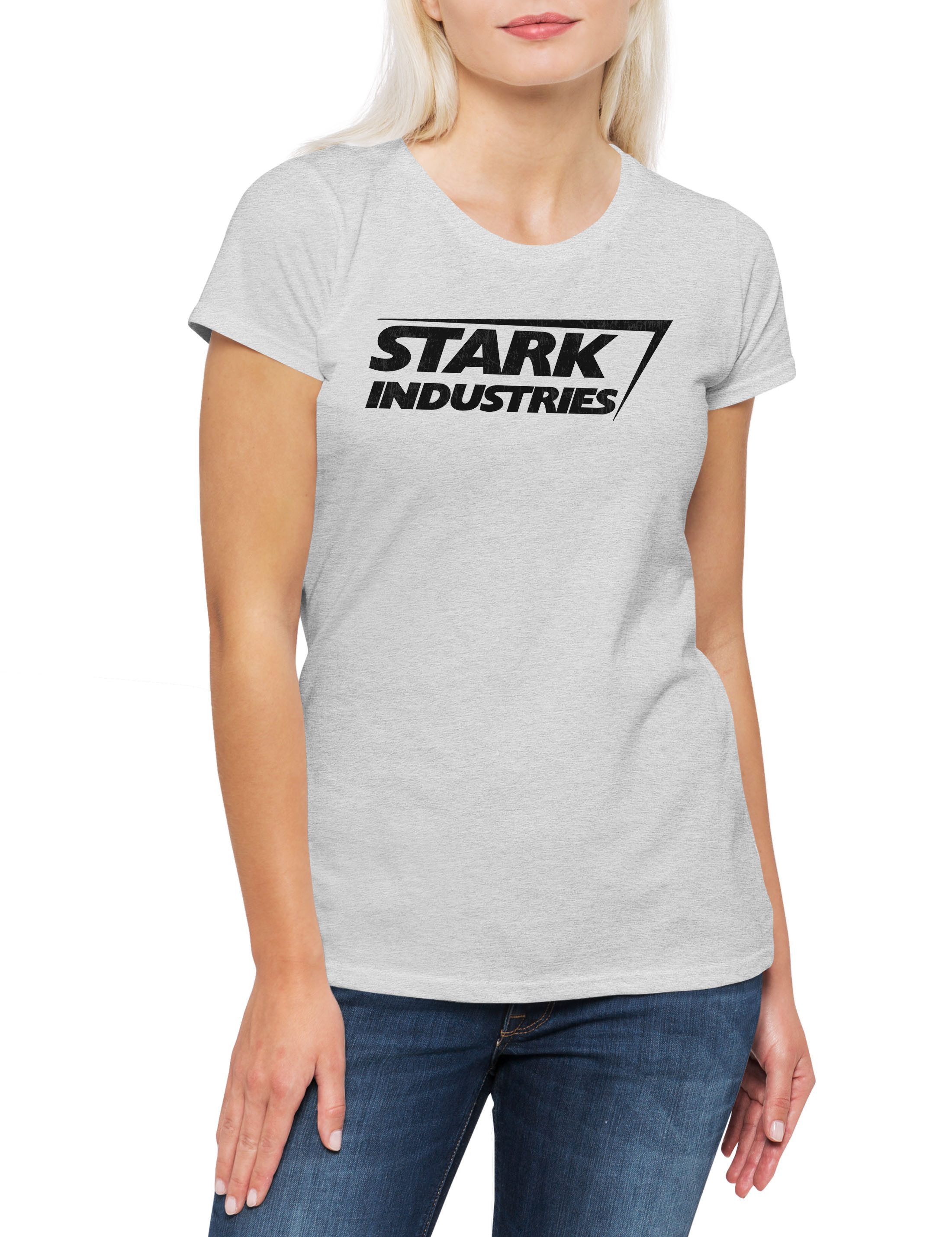 Print-Shirt Stark Industries II Damen T-Shirt Iron Logo Arc Man Reactor Tony Mark