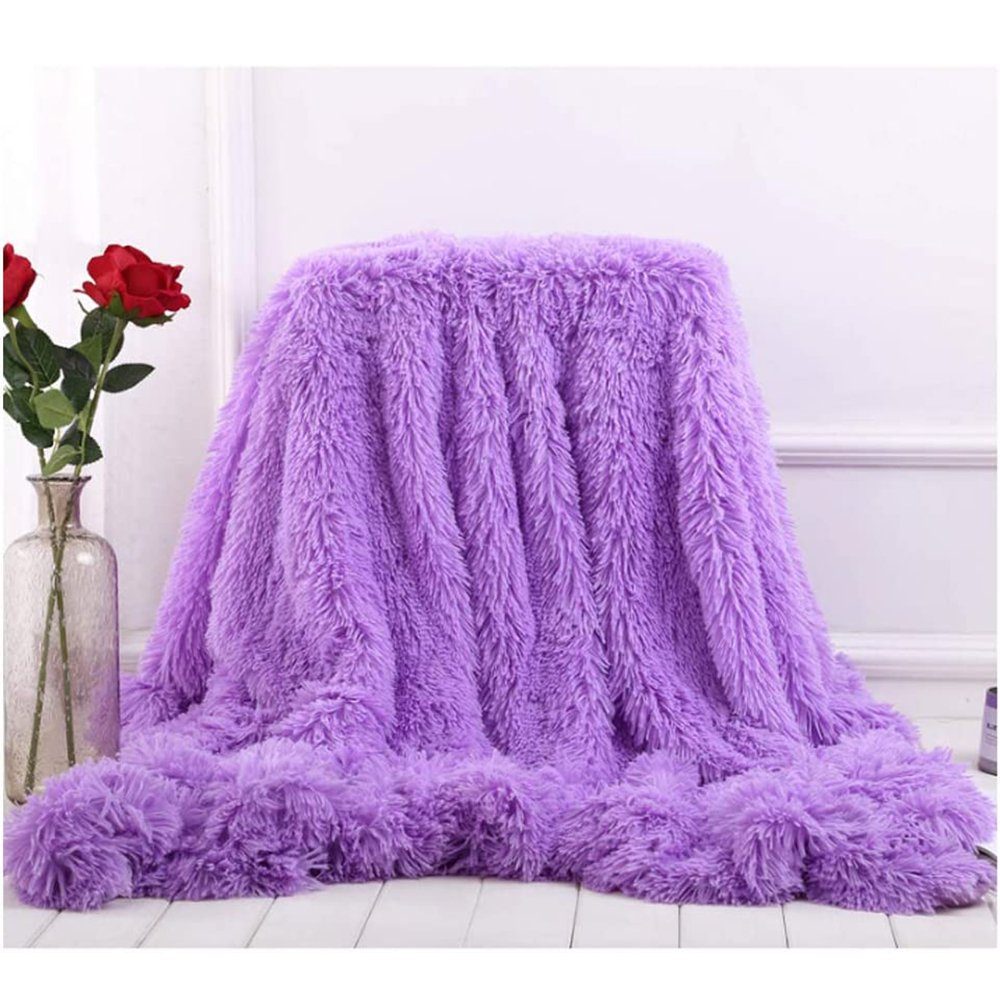 Wohndecke Super Weiche lange Zotteldecke, Flauschig Kuscheldecke Warme & Ko günstig online kaufen