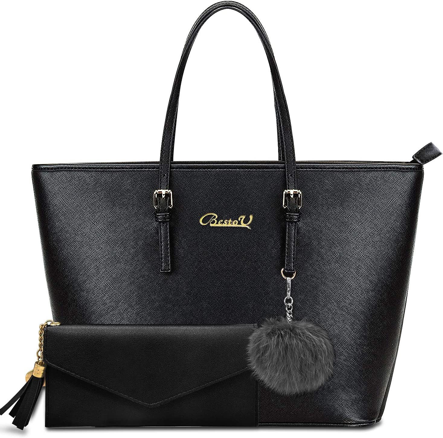 UE Stock Handtasche Elegante Damenumhängetasche 2pcs Quastengeldbörse, ein günstig online kaufen