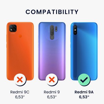 kwmobile Handyhülle Hülle für Xiaomi Redmi 9A / 9AT, Hülle Silikon - Soft Handyhülle - Handy Case Cover - Heidelbeerblau