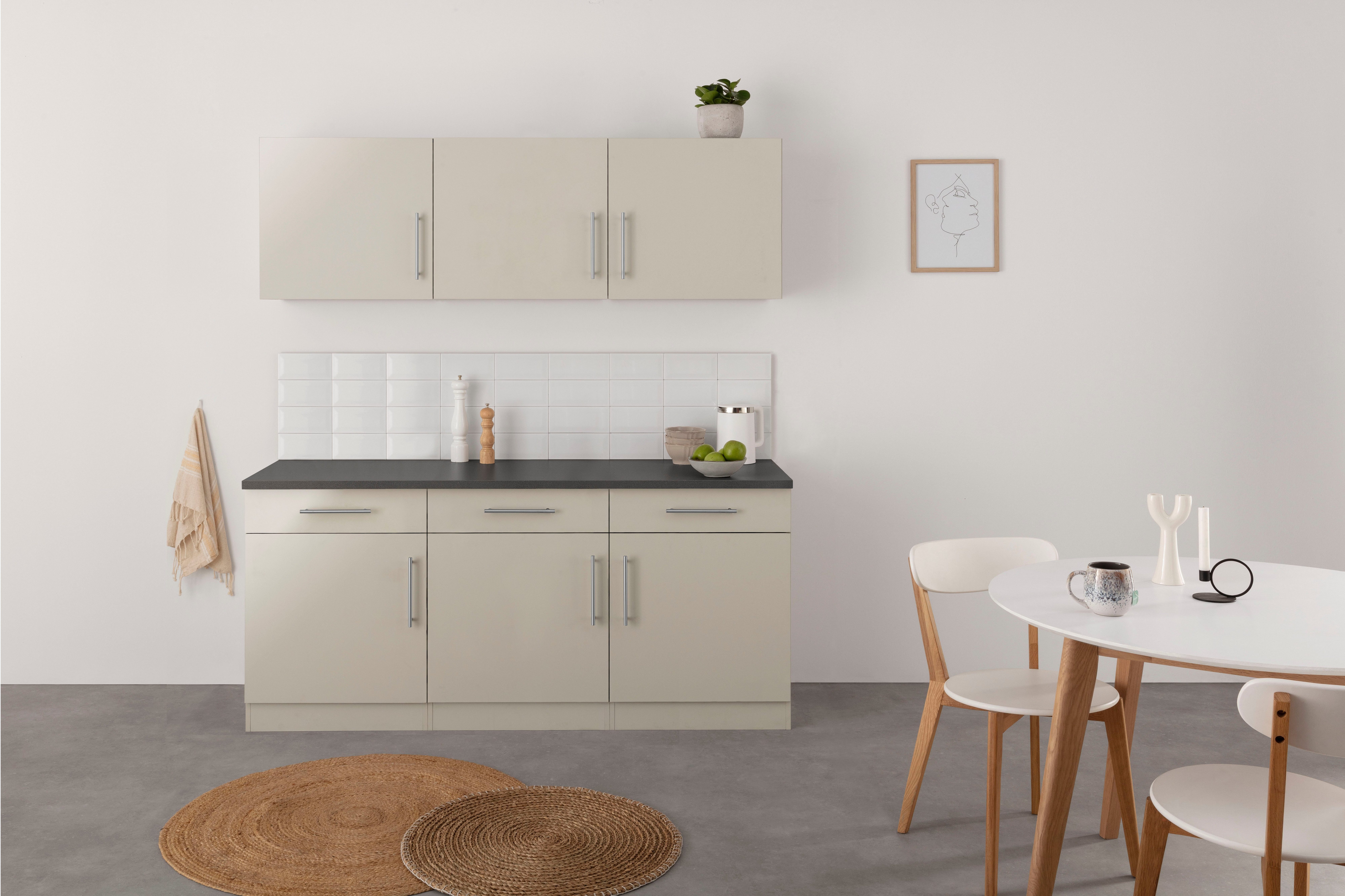 wiho Küchen Küche Cali, ohne E-Geräte, Breite 180 cm günstig online kaufen