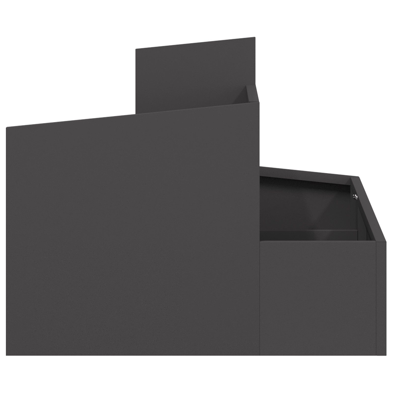 vidaXL Blumentopf Gartenblumentopf Schwarz 60 x günstig online kaufen