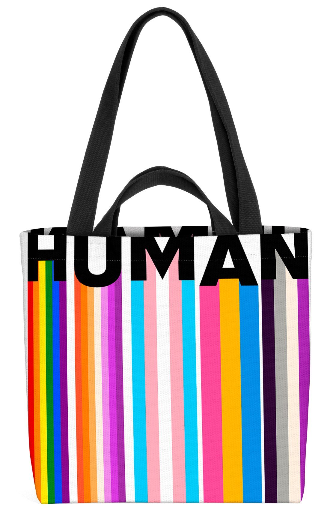 VOID Henkeltasche (1-tlg), Human Pride LGBTQ+ Progress Streifen Gay pride flag parade club LGBTQ