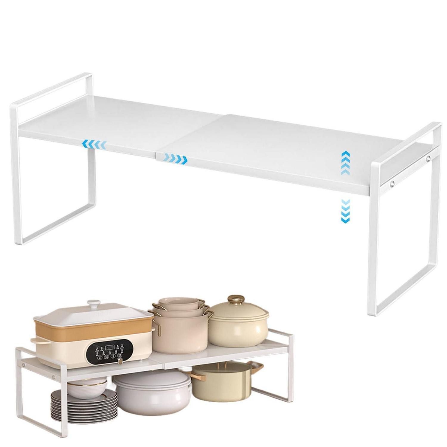 LuxusKollektion Teleskopregal Erweiterbares Schrankregal 35-65cm, 1-tlg.