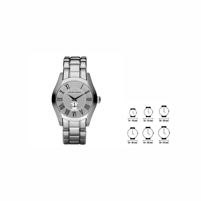 Giorgio Armani Quarzuhr Armani Herrenuhr AR0647 42 mm Armbanduhr Uhr