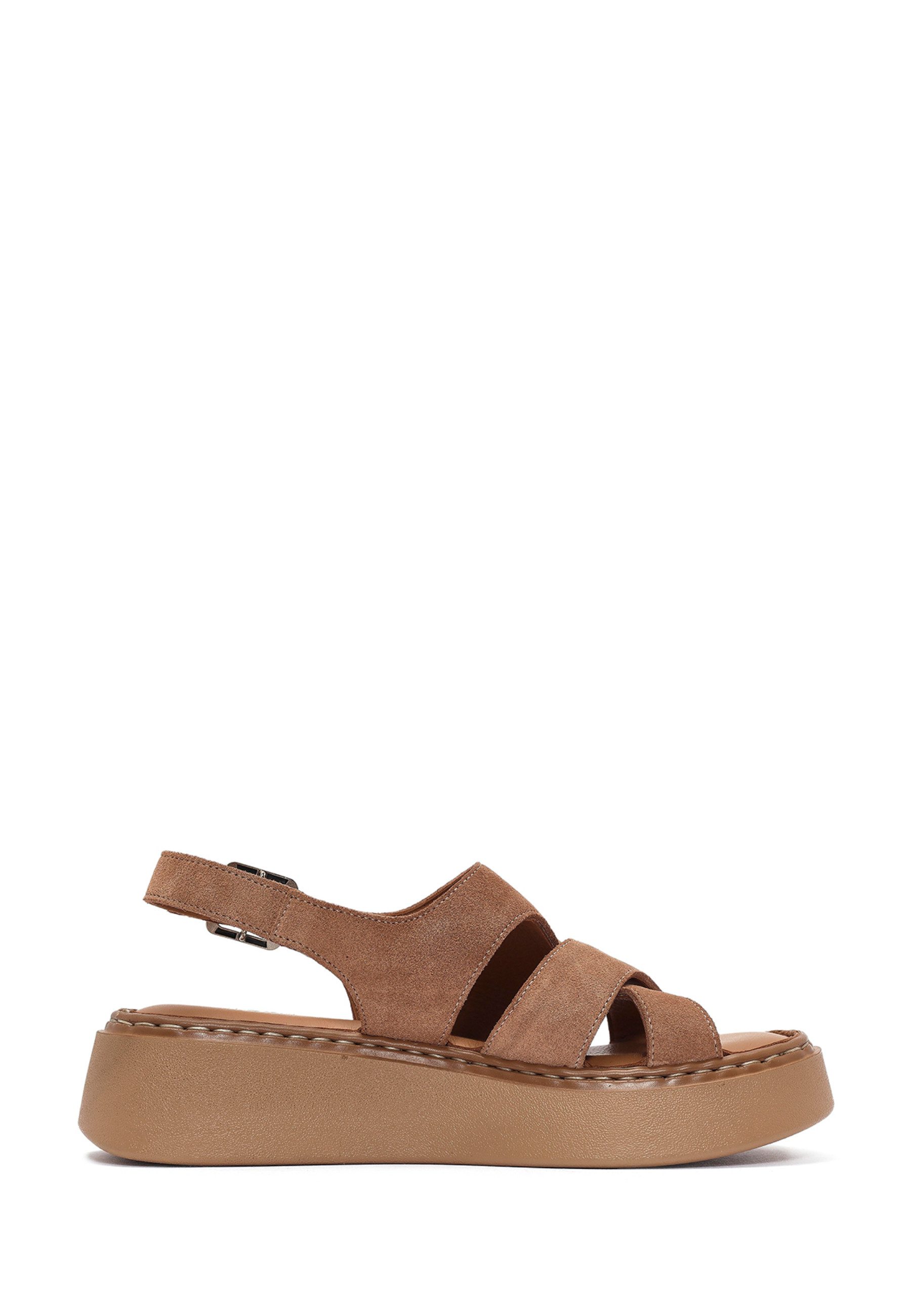 Derimod Ledersandalen Sandale Lederfutter, TPU Sohle, Absatz 4 cm günstig online kaufen