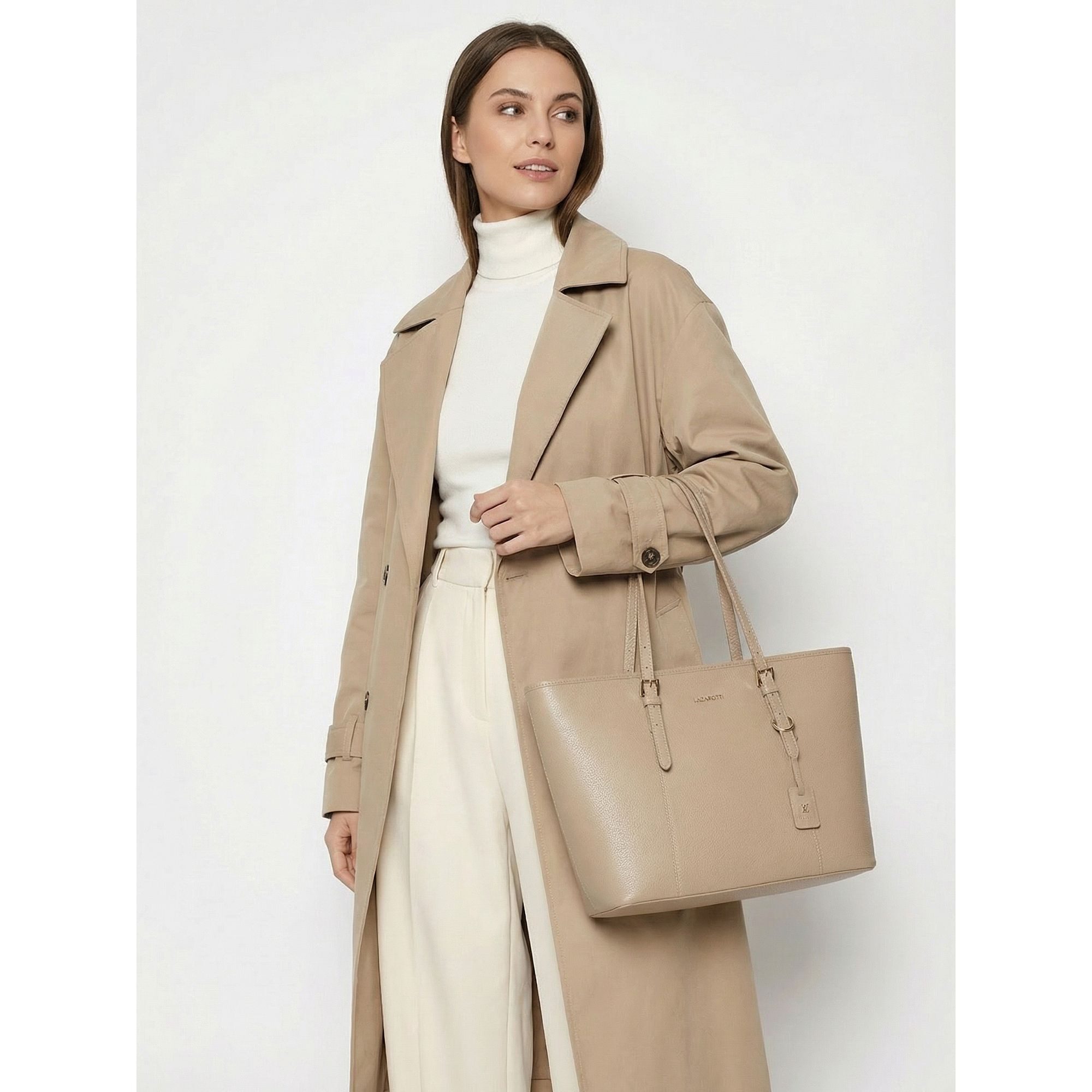 Lazarotti Shopper Bologna Leather, Leder
