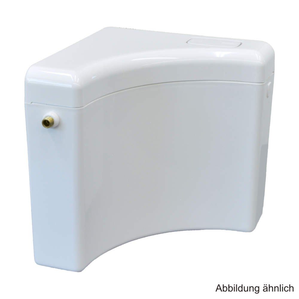 SANIT Unterputz-Spülkasten Eckspülkasten 6-9 Liter, alpin-weiß