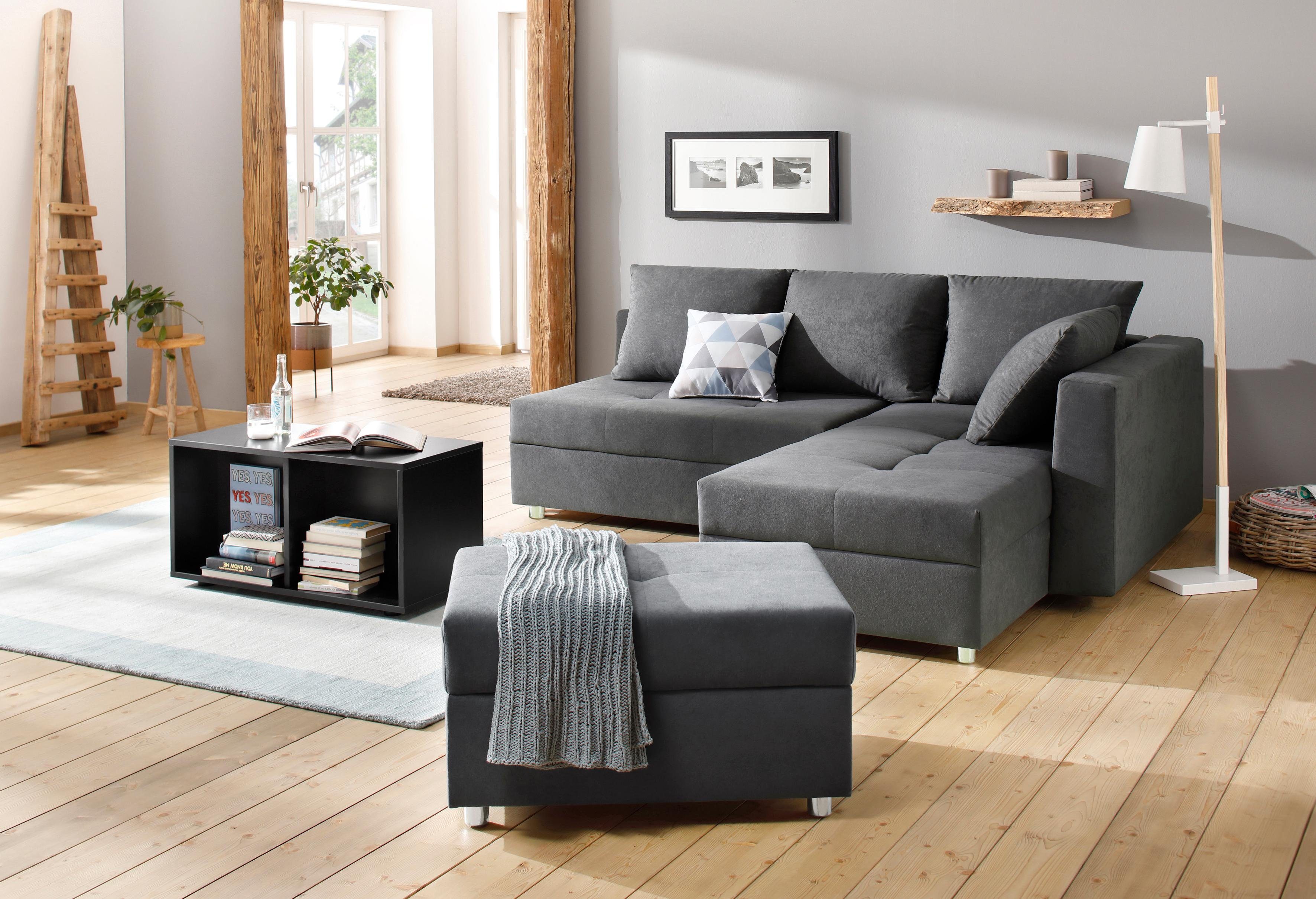 Home affaire Hocker Italia, mit Federkern günstig online kaufen