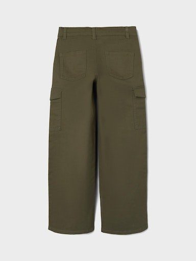 Green CARGO NOOS 8108-BA TWILL WIDE Cargohose Lichen Deep Name It NKFROSE