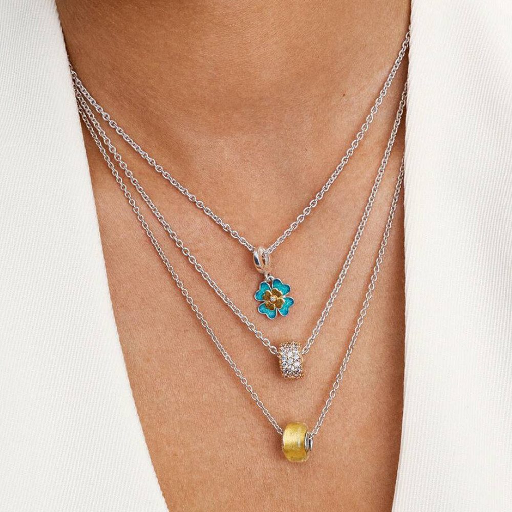 Pandora Charm Kugel SHINE-762820C01, Zirkonia, Vergoldet, Pavé