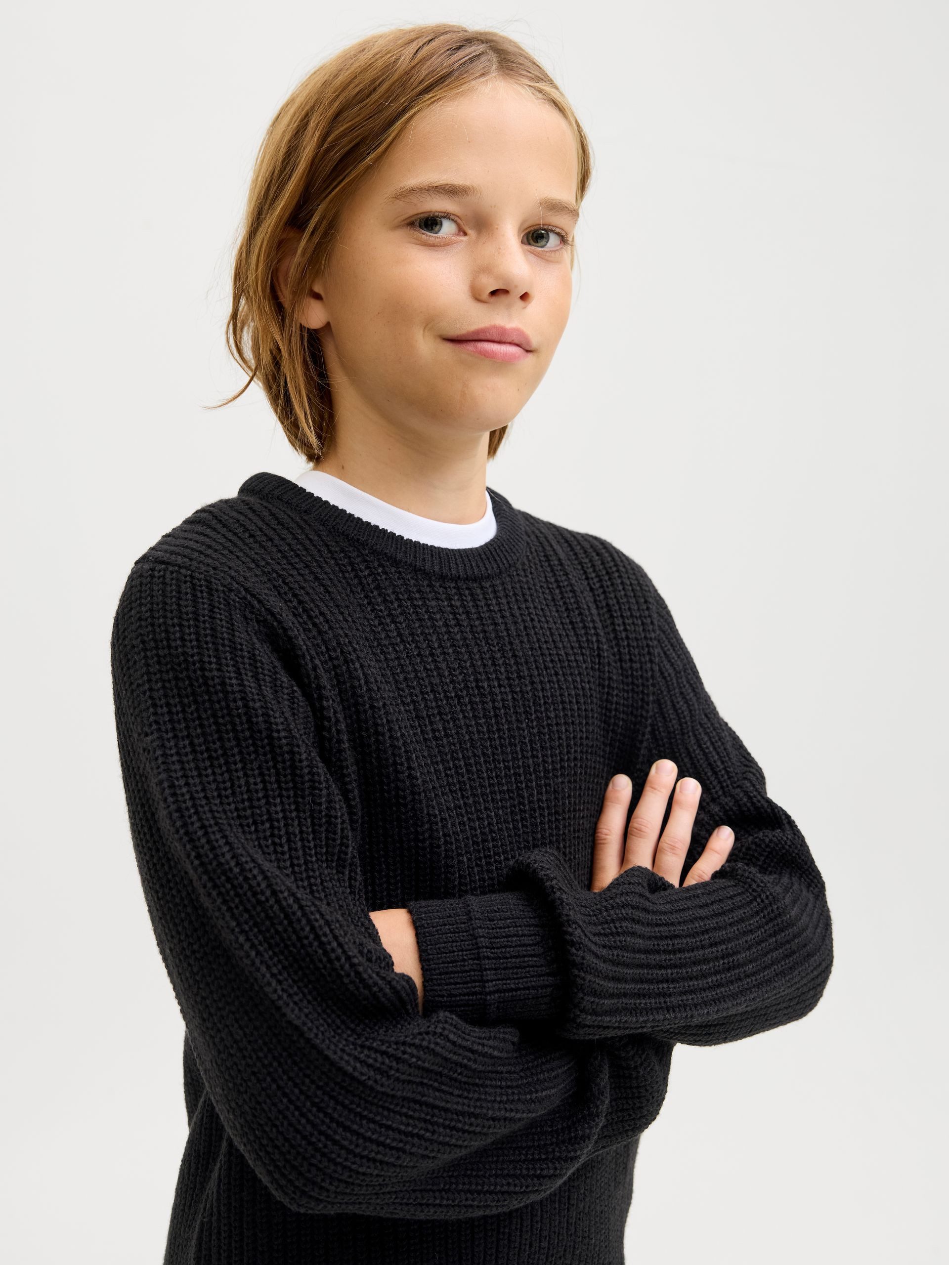 Jack & Jones Junior Strickpullover JJKAITO KNIT CREW NECK BF JNR
