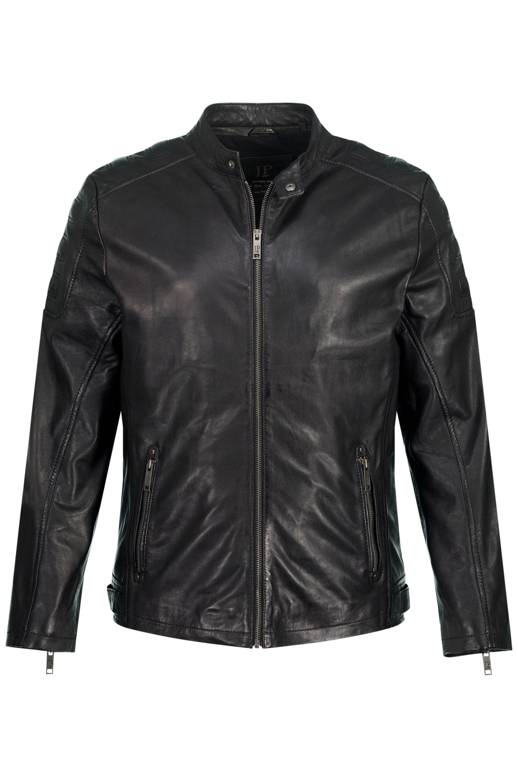 Lederjacke Lederjacke Bikerstyle feinstes Lamm-Nappa