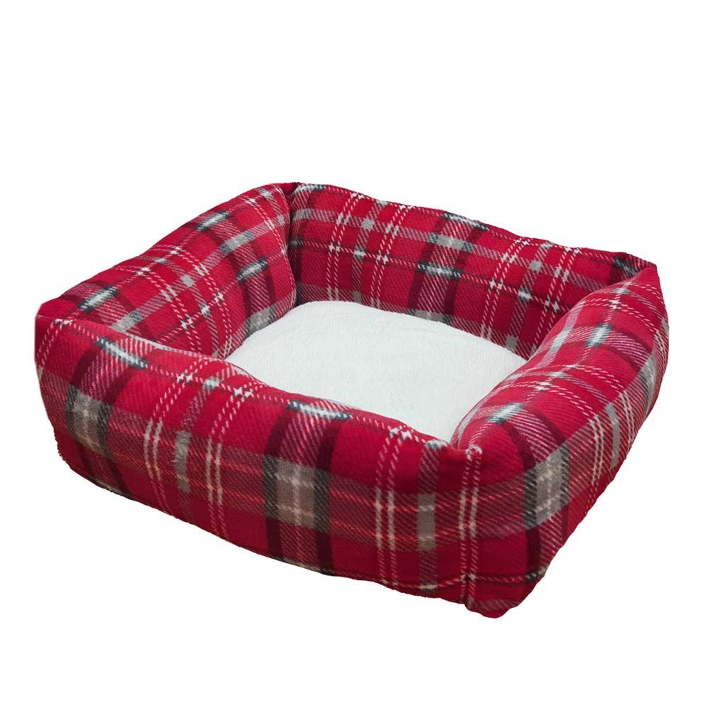 Nobby Hundekorb Nobby Hundebett Kareli 50 x 50 x 20 cm rot