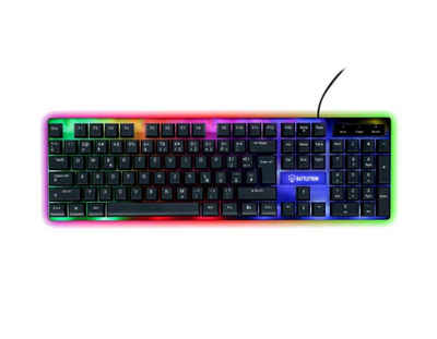 Spectrum Gamingtastatur Gaming Tastatur Qwertz LED Backlight Gaming-Tastatur