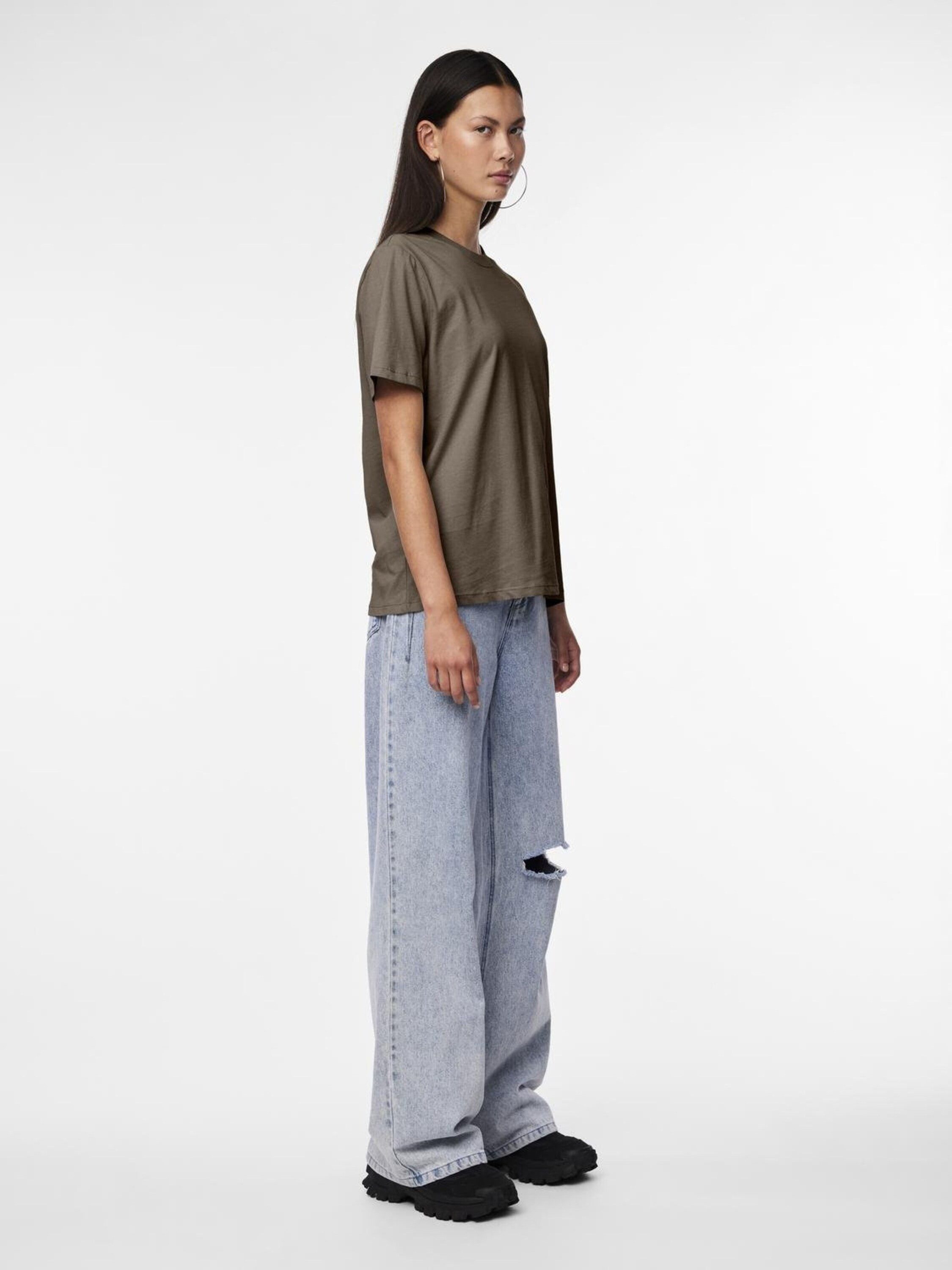 pieces T-Shirt RIA (1-tlg) Plain/ohne Details