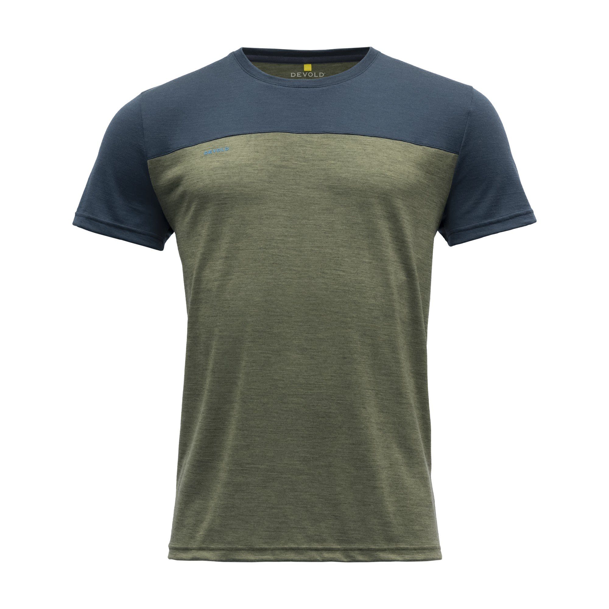 Norang Devold Lichen M 150 - Melange T-Shirt Tee Merino Herren Grey Devold