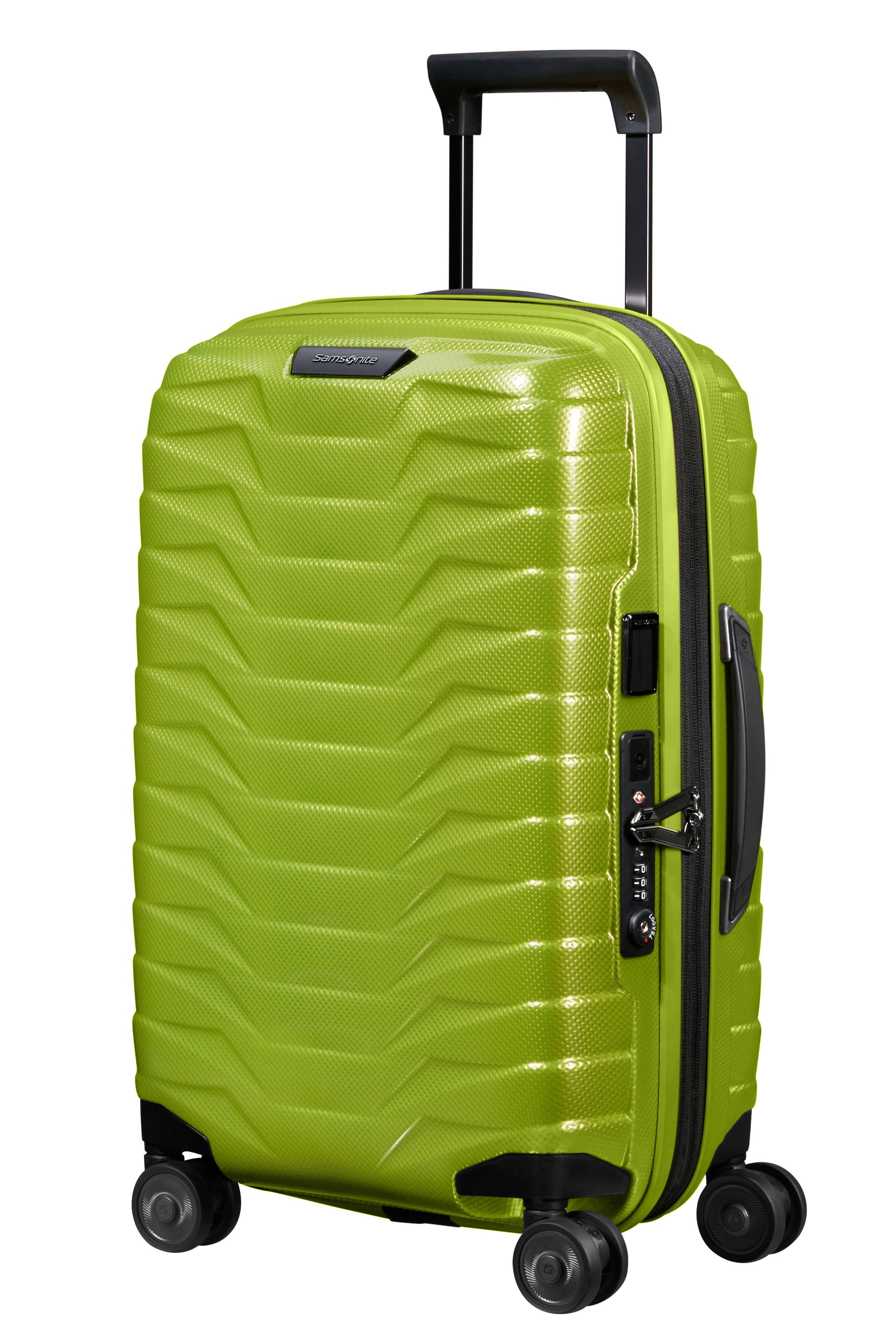Samsonite Hartschalen-Trolley PROXIS, verschiedene Größen und Farben, 4 Rollen, arretierbares und versenkbares Druckknopf-Trolleysystem