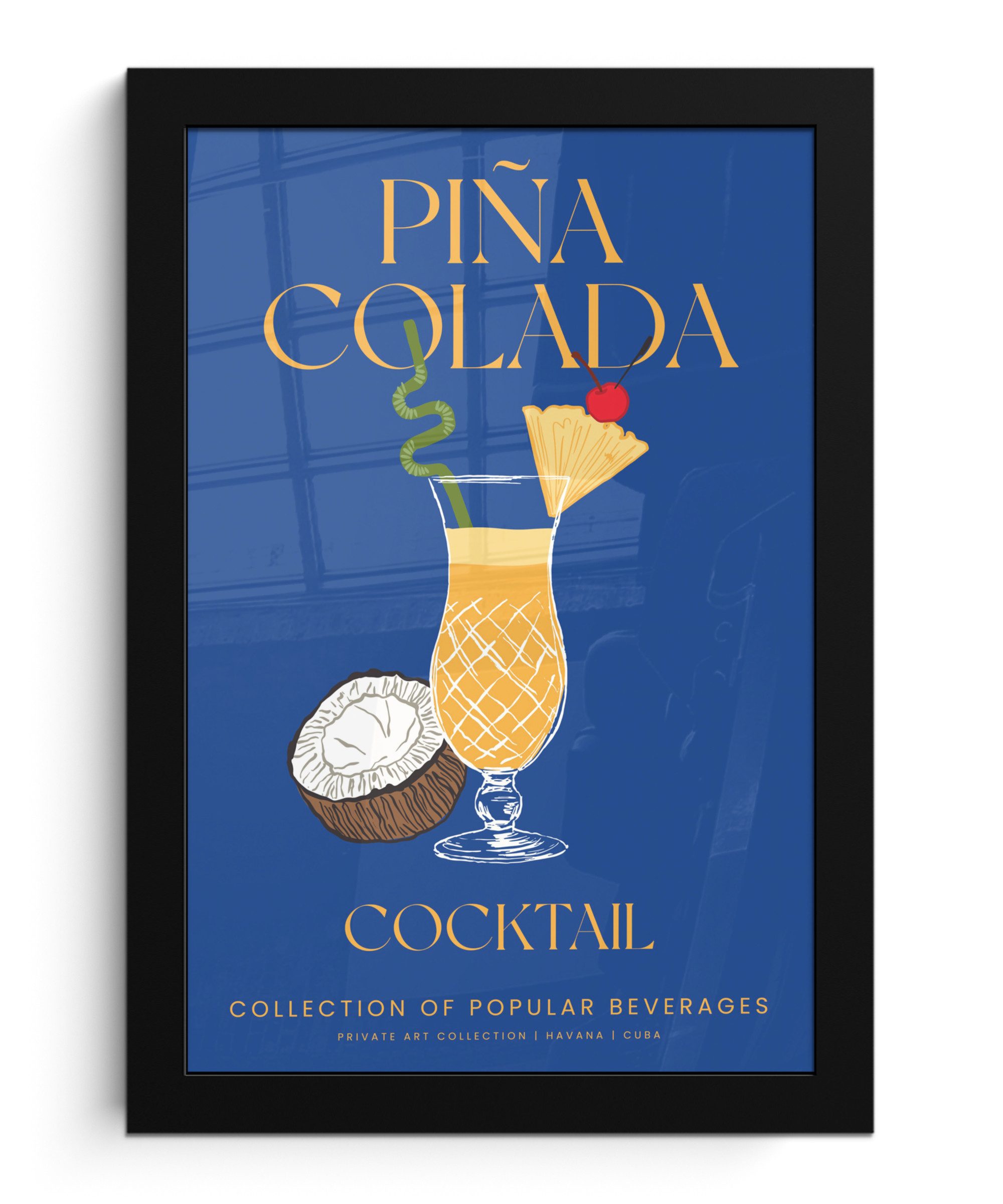 MuchoWow Poster Cocktail - Pina colada günstig online kaufen
