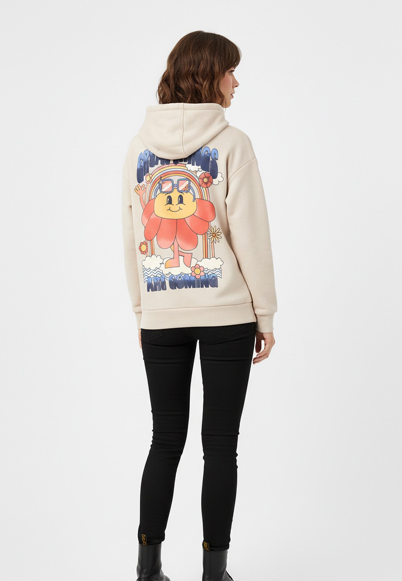 SUBLEVEL Hoodie Gemütlicher mit Kapuze und Printmotiv (1-tlg) D10606BA02420 günstig online kaufen