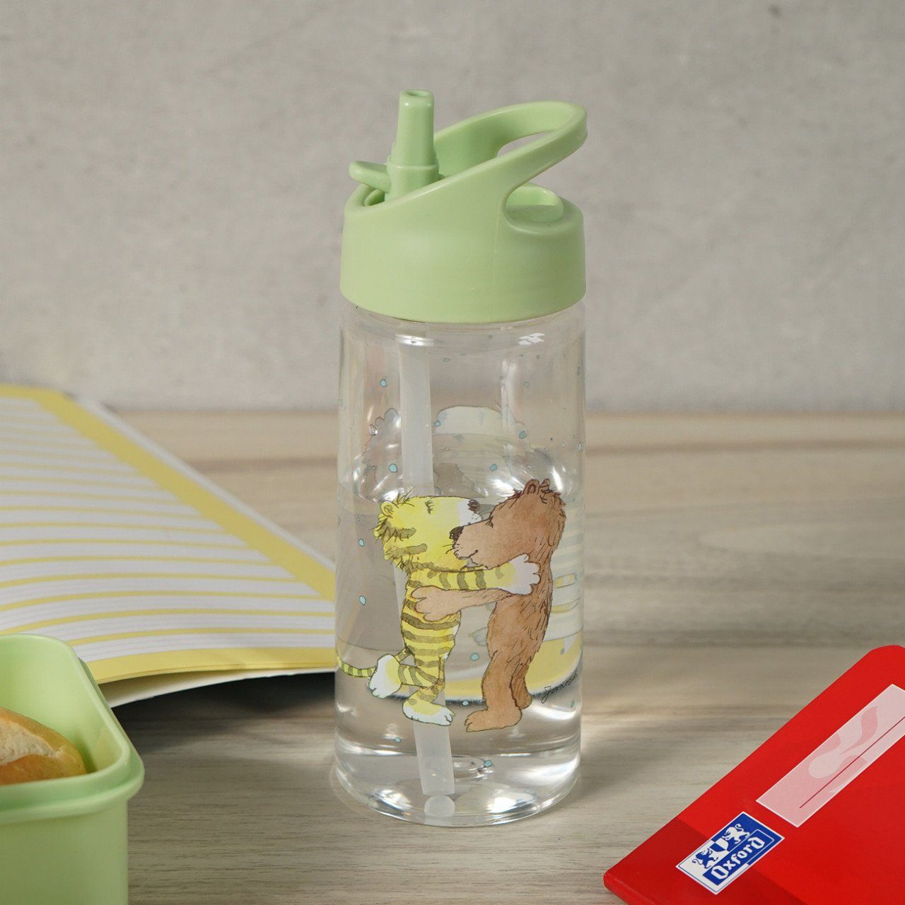 Geda Labels GmbH Trinkflasche Janosch kids, Hellgrün, 480ml, nicht spülmaschinengeeignet