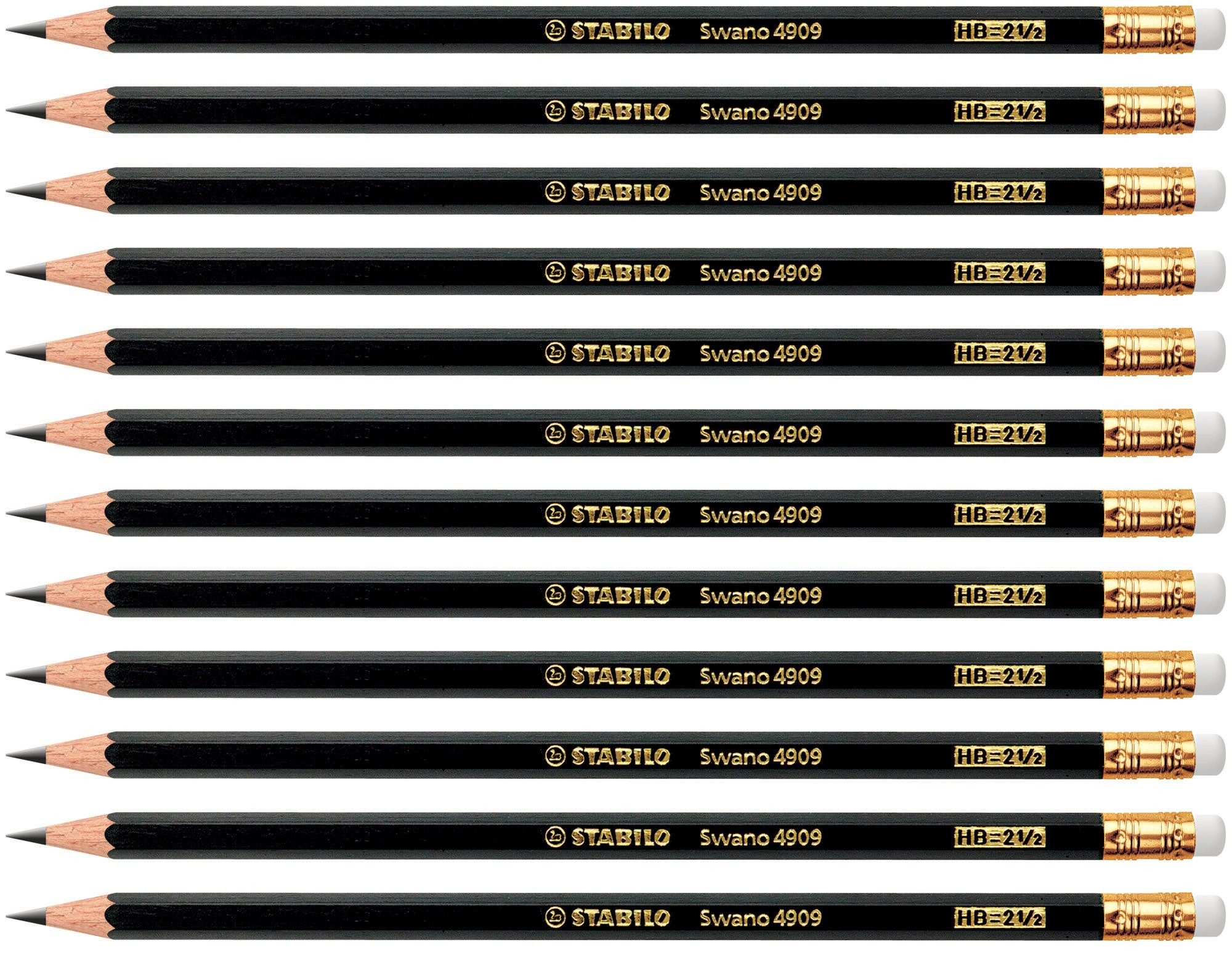 STABILO Radiergummi STABILO Swano schwarz mit Radierer