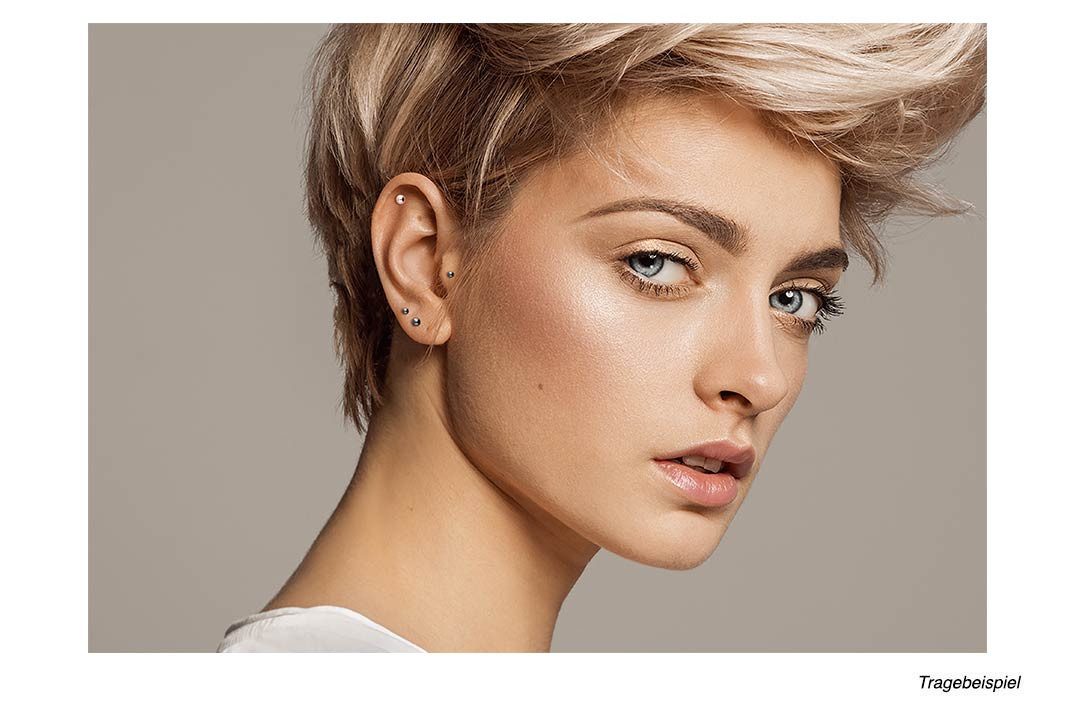 PIERCINGLINE Single-Ohrstecker Titan Ohrpiercing mit Innengewinde günstig online kaufen