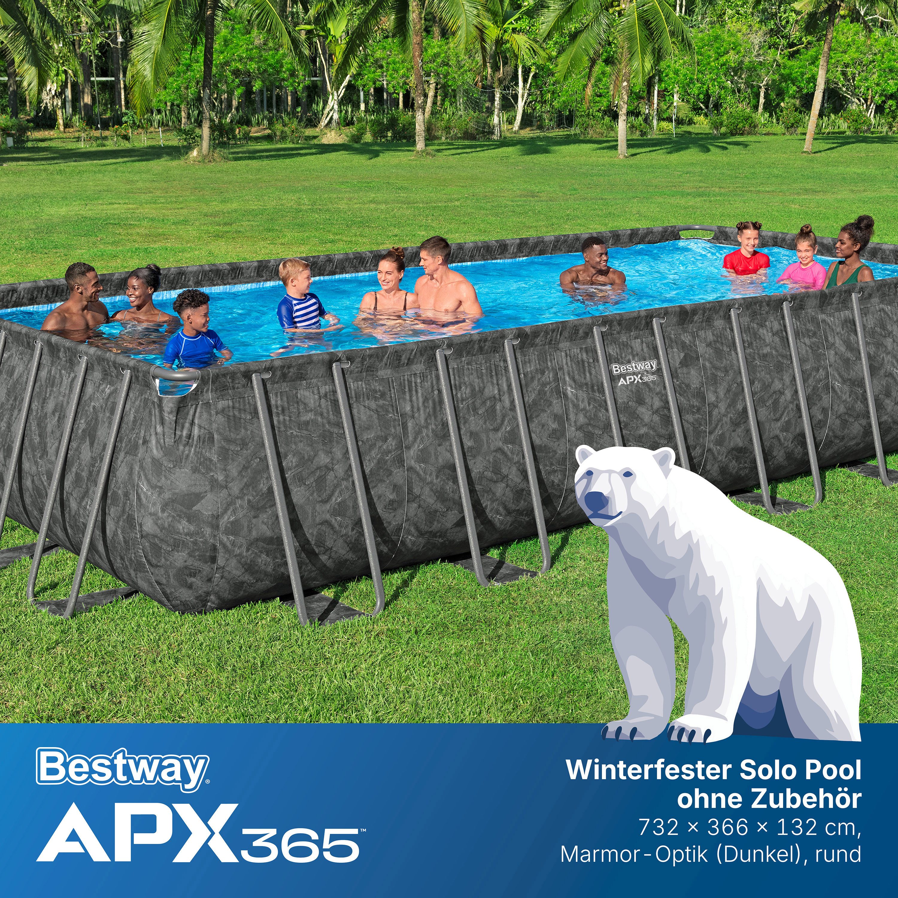 Bestway Framepool APX365™ Winterfest (Packung, ohne Zubehör), 732 x 366 x 132 cm