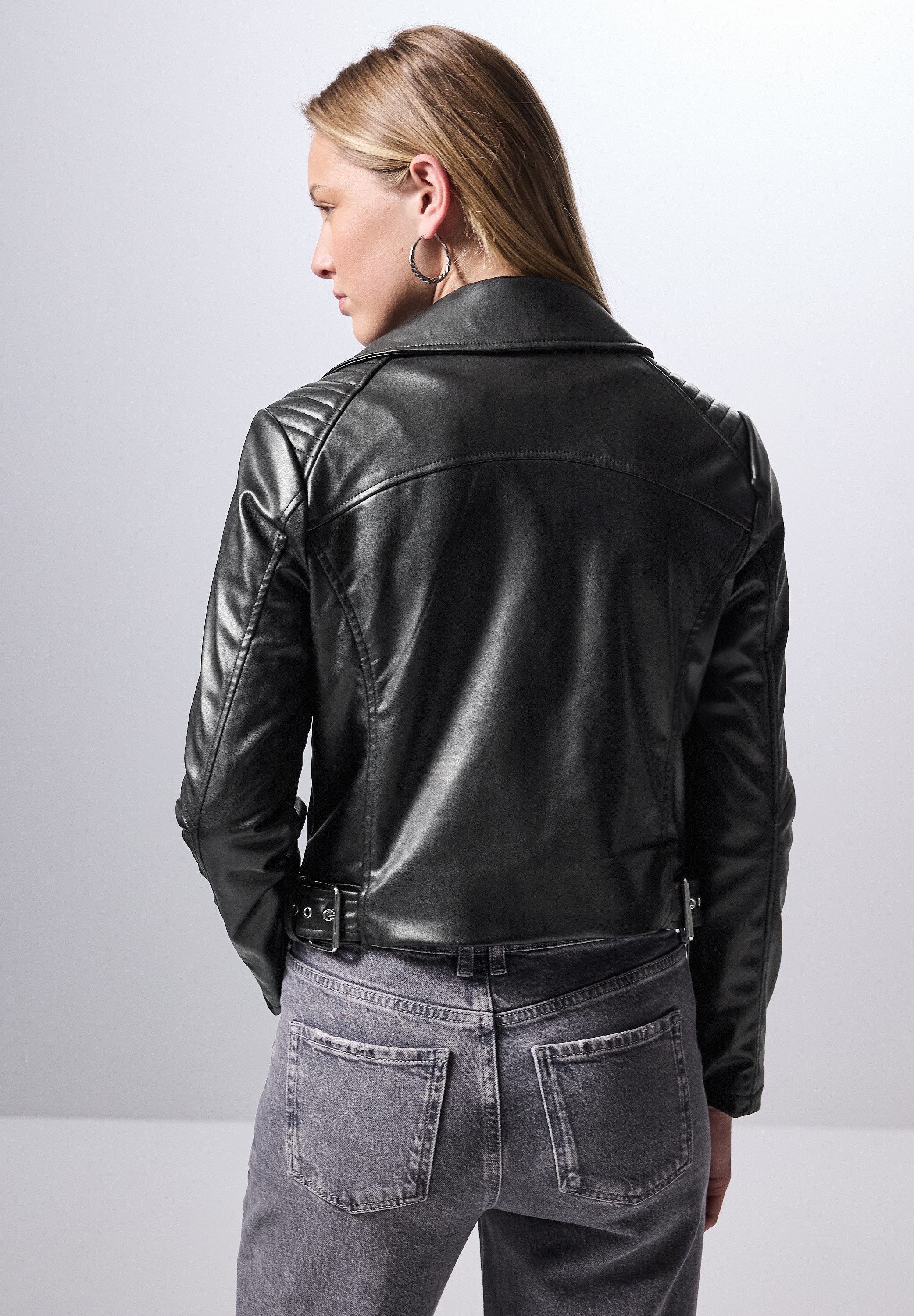 STREET ONE STUDIO Bikerjacke mit Reverskragen