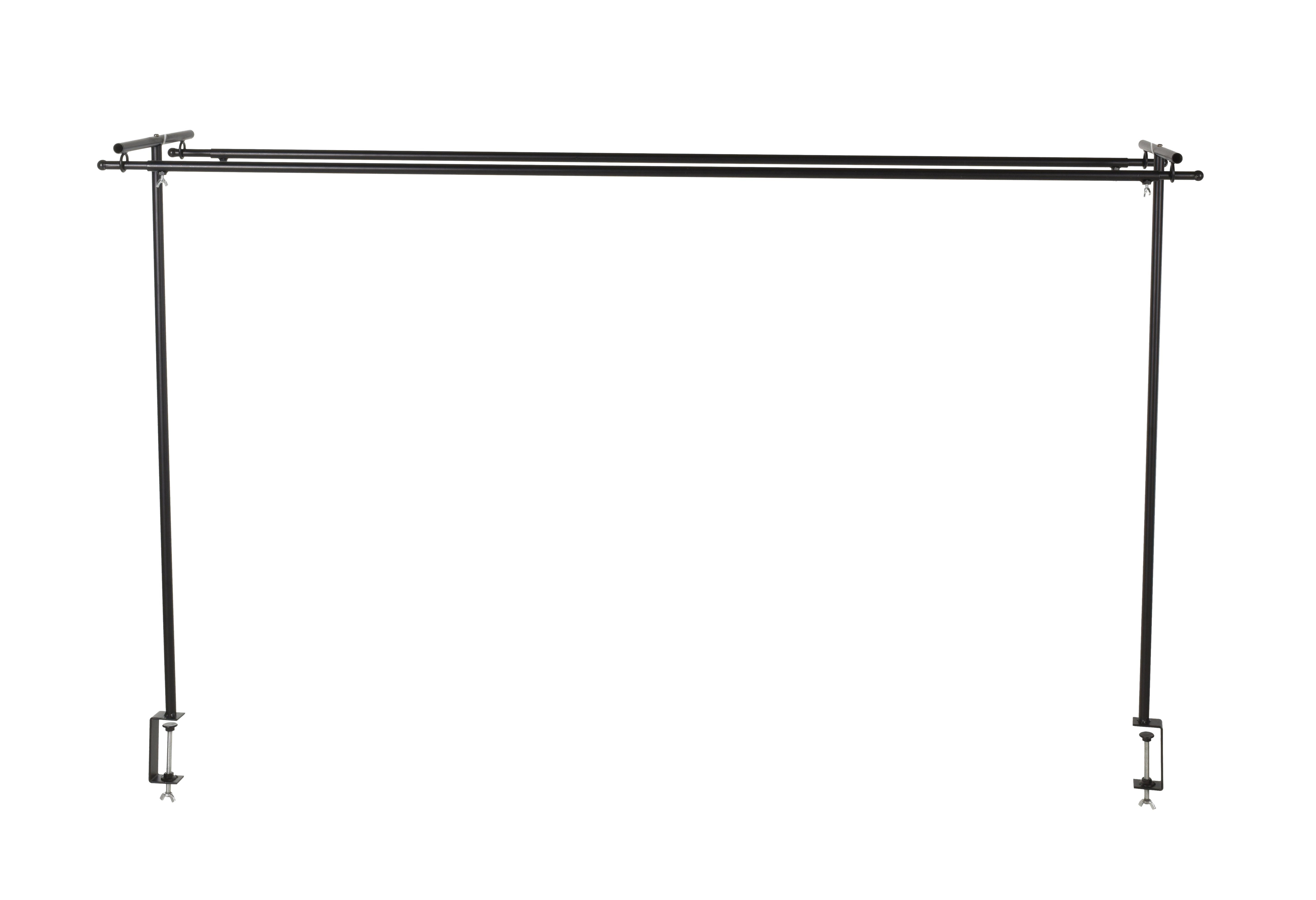 Spetebo Dekoobjekt Deko Tischgestell schwarz - Breite 140-250 cm (Packung, 1 St., 1 tlg), Dekorations-Halter aus Metall