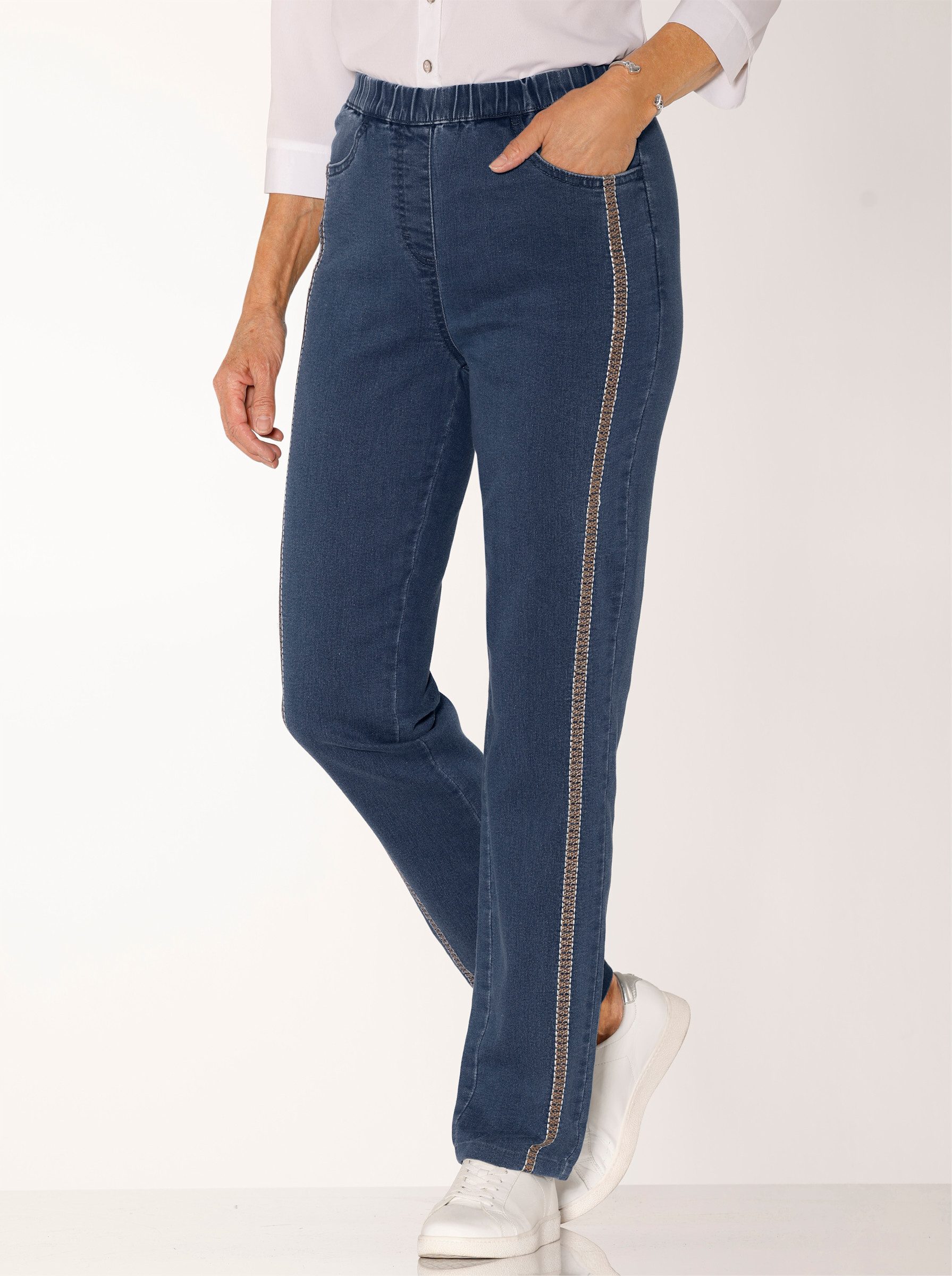 Witt Bequeme Jeans Schlupfjeans komfortabel – Bild 2 von 5