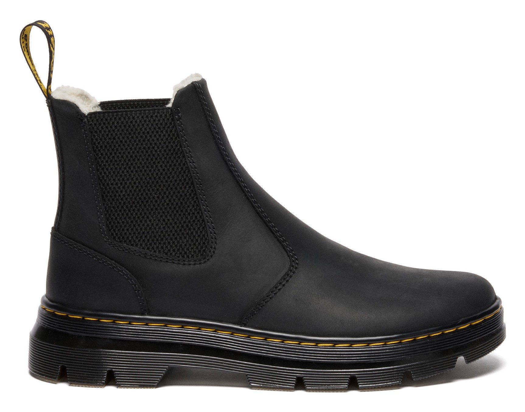 DR. MARTENS Embury WL Chelseaboots, Blockabsatz, Stiefelette, Schlupfschuh mit praktischer Anziehlasche
