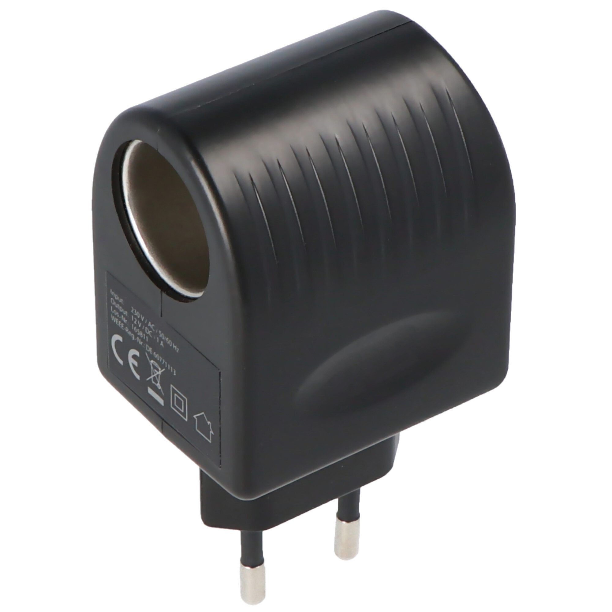 AccuCell Spannungswandler AC/DC von 230 Volt Netzspannung auf 12 Volt Spannung USB-Ladegerät