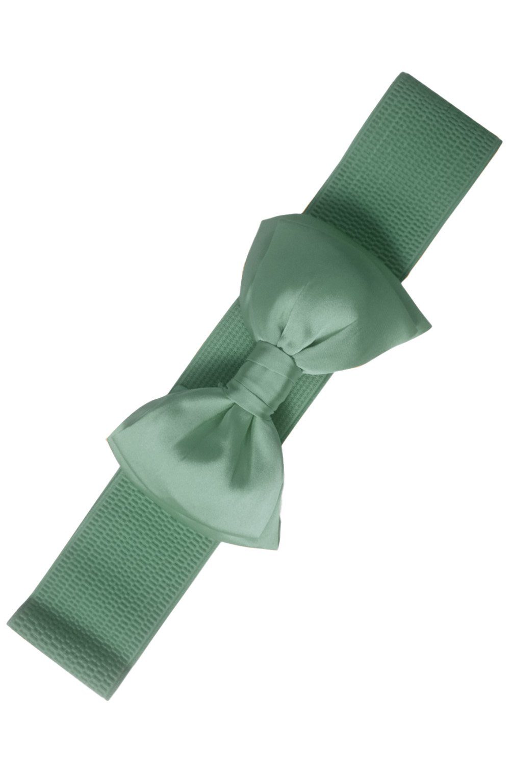 Banned Taillengürtel Bella Belt Sea Green Vintage Schleife Retro Stretchgürtel