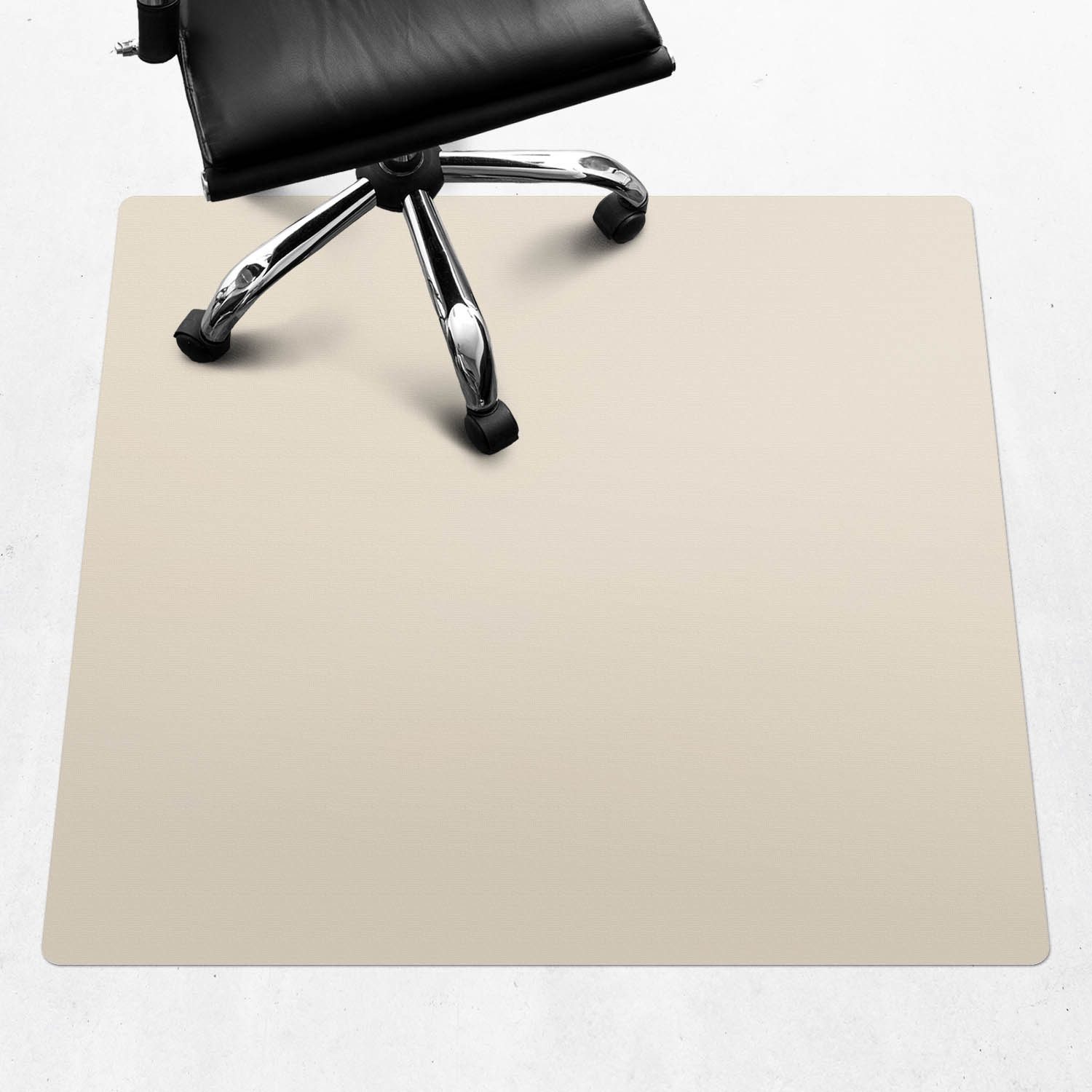Tulup Bodenschutzmatte Bürostuhlunterlage Farbe Beige n Unterlage Schreibtischstuhl