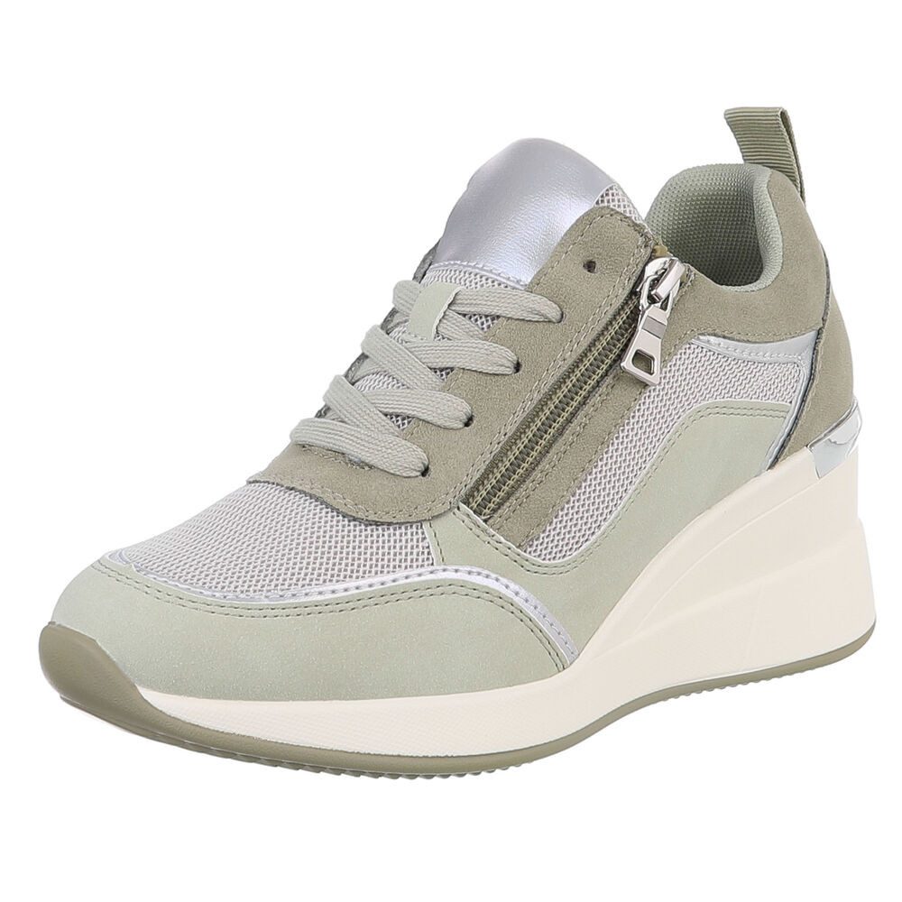 Ital-Design Damen Low-Top Freizeit Sneaker (88577362) Keilabsatz/Wedge Snea günstig online kaufen