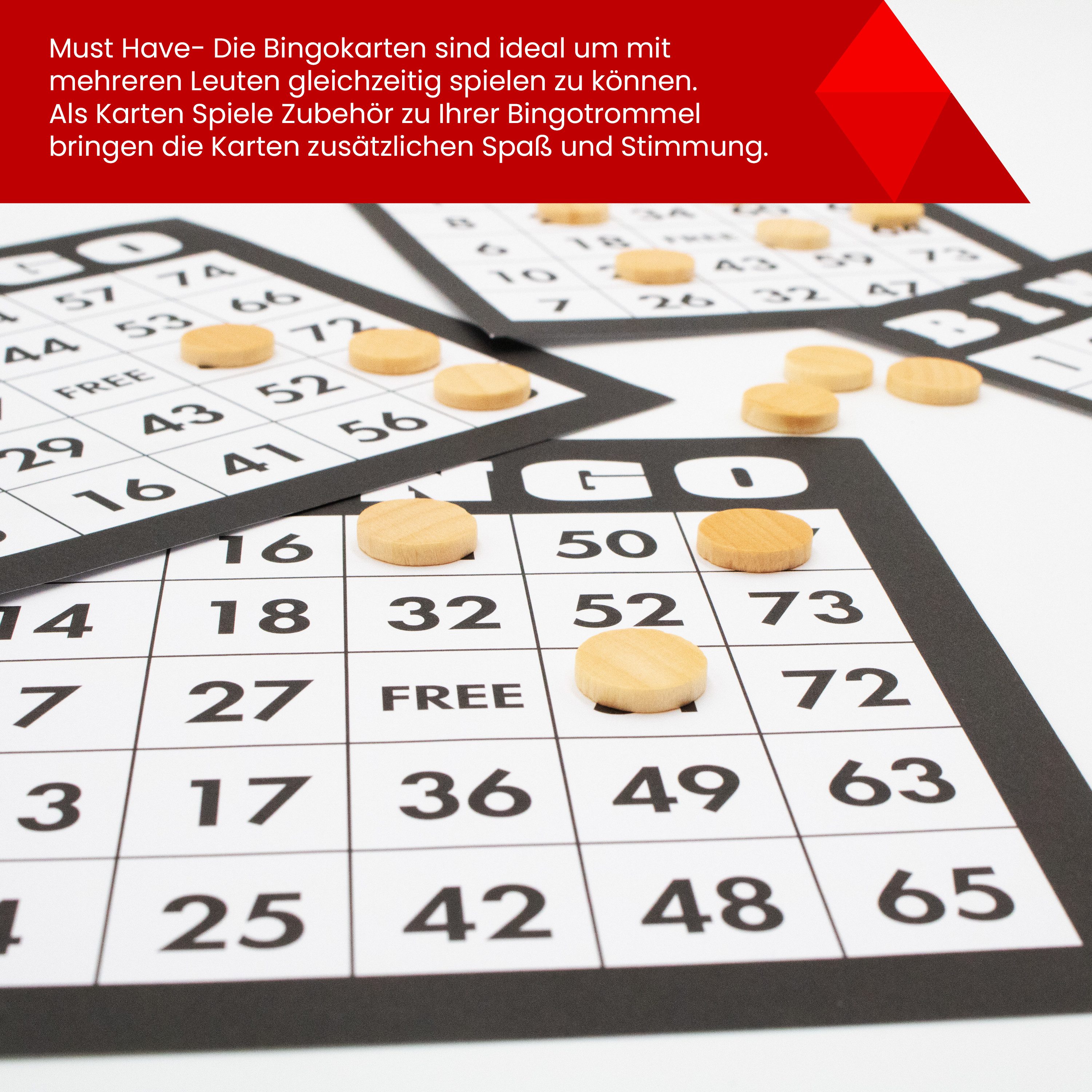 Kyto Spiel Kyto Bingo Karten Set 500 Stück, 500 verschiedene Karten