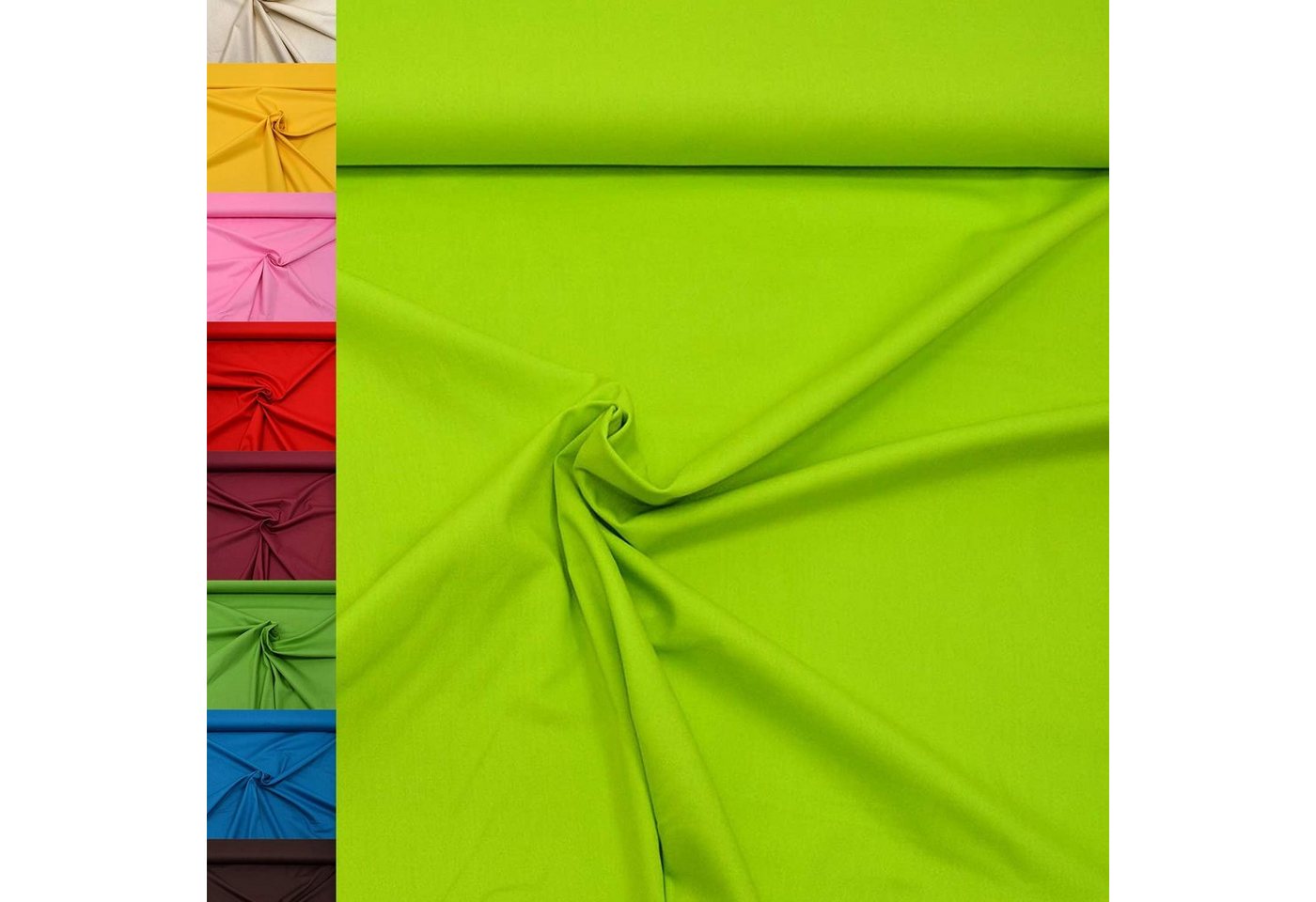 MAGAM-Stoffe Stoff "Sophie", Baumwollstoff uni 100% Baumwolle ÖKO-TEX Meterware ab 50cm